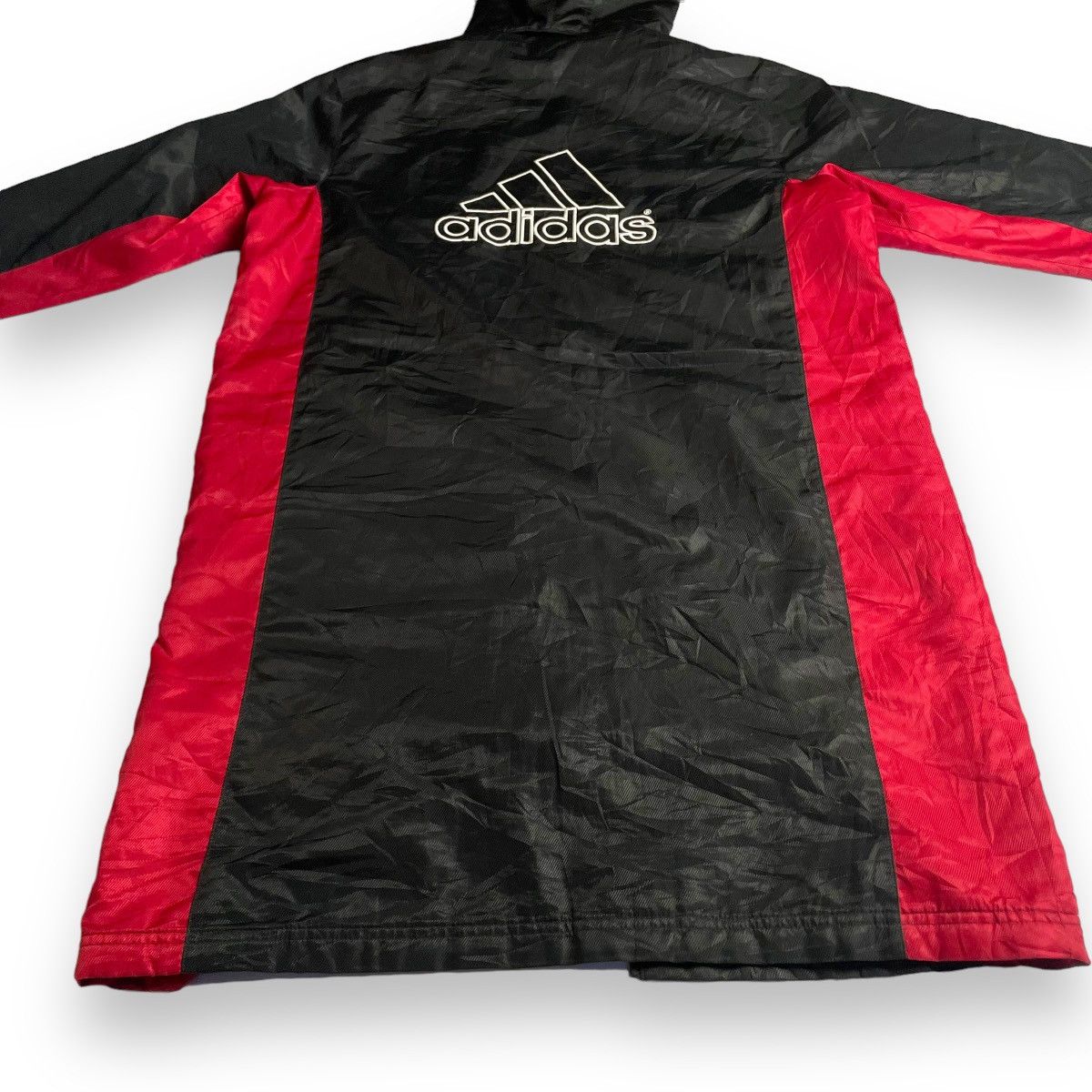 Adidas × Vintage VINTAGE ADIDAS EMBROIDERED LOGO SPELL OUT LONG JACKET Size US L / EU 52-54 / 3 - 10 Thumbnail