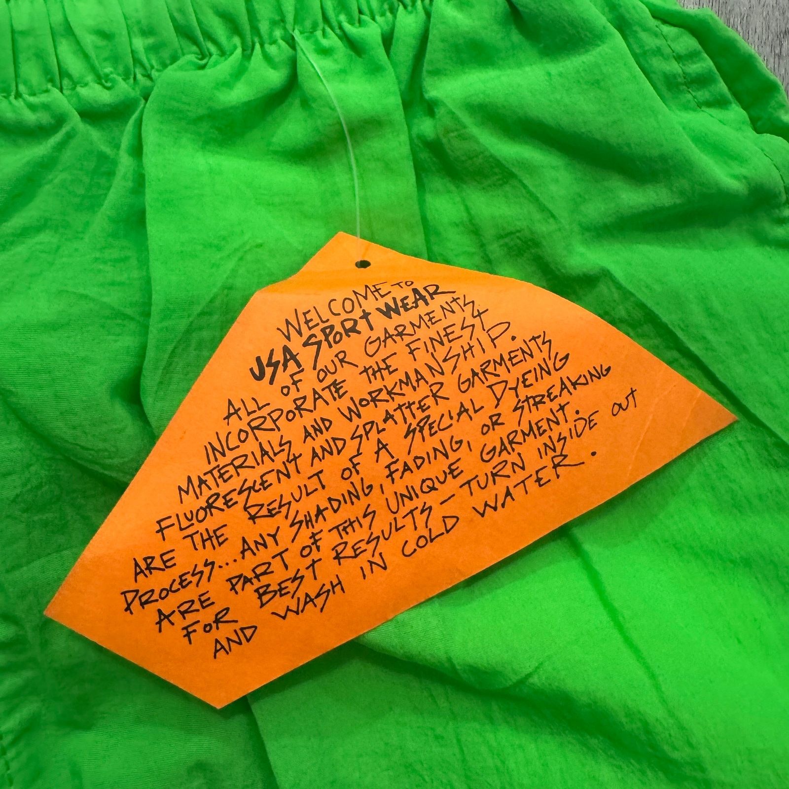 Vintage NEW Vintage USA Sport Surf Shorts Mens Small Green 80s Size US 26 / EU 42 - 4 Thumbnail