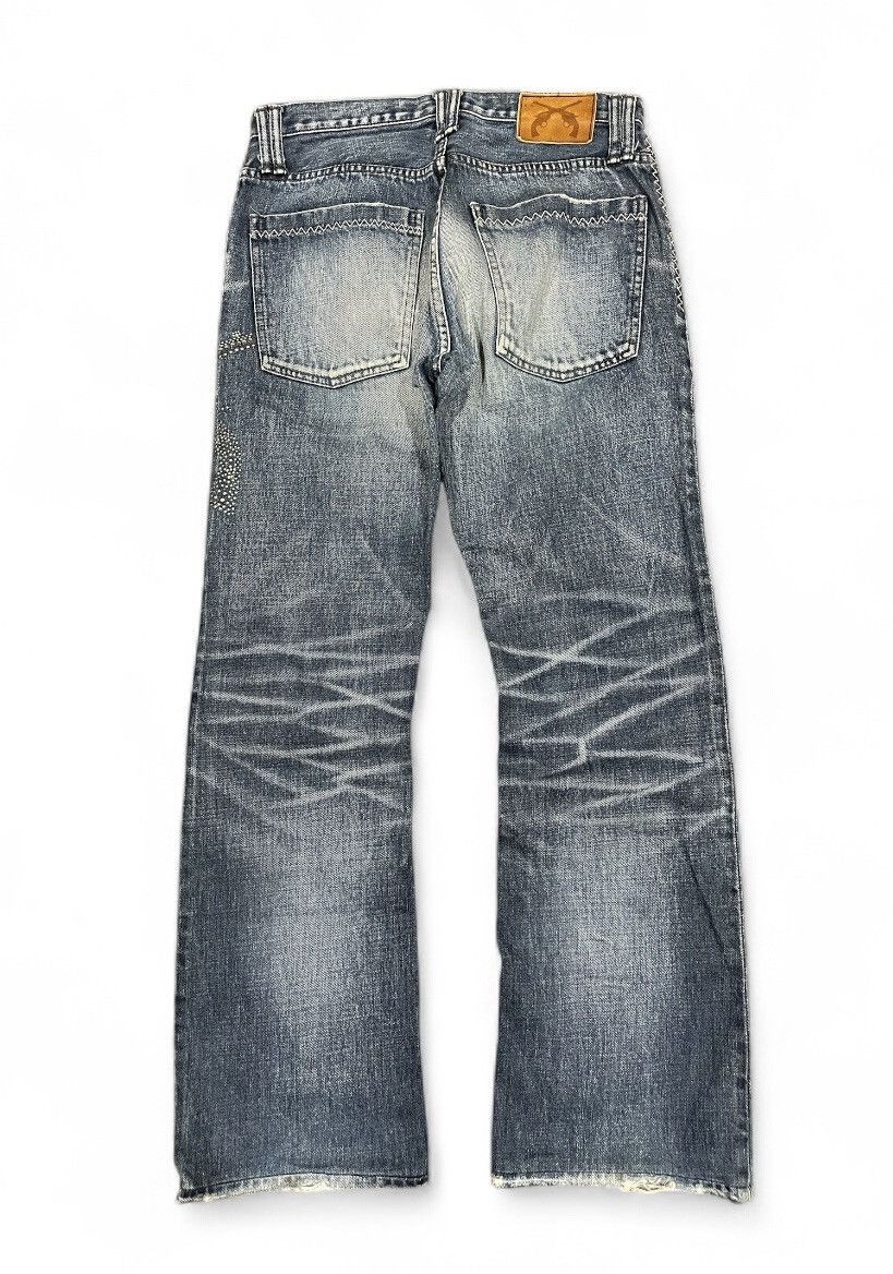 Roar Roar Made in Japan Denim Jeans Cross Gun Design Size US 30 / EU 46 - 2 Thumbnail