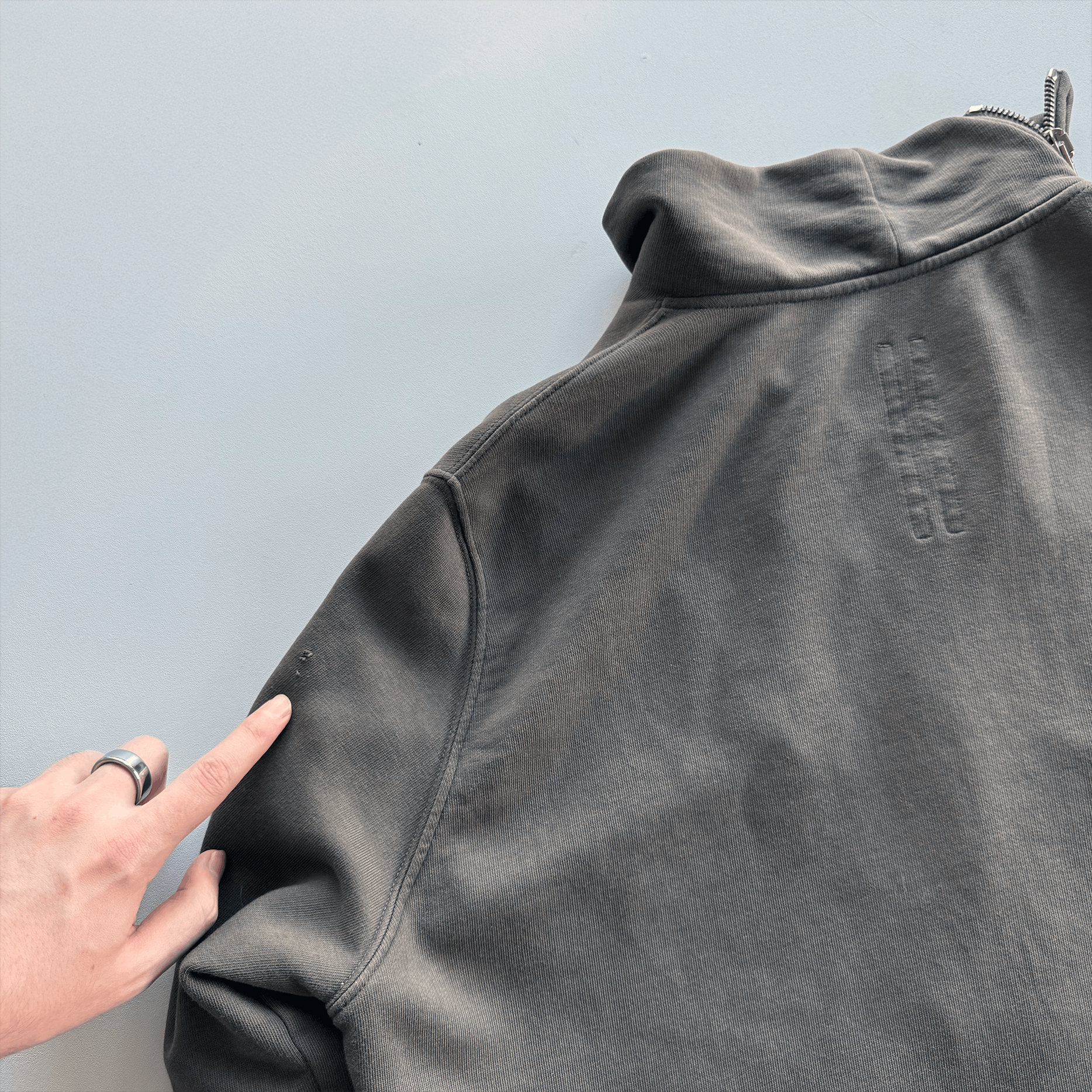 Rick Owens Drkshdw FW14 Moody Mountain Zip Up Hoodie Size US XL / EU 56 / 4 - 9 Thumbnail
