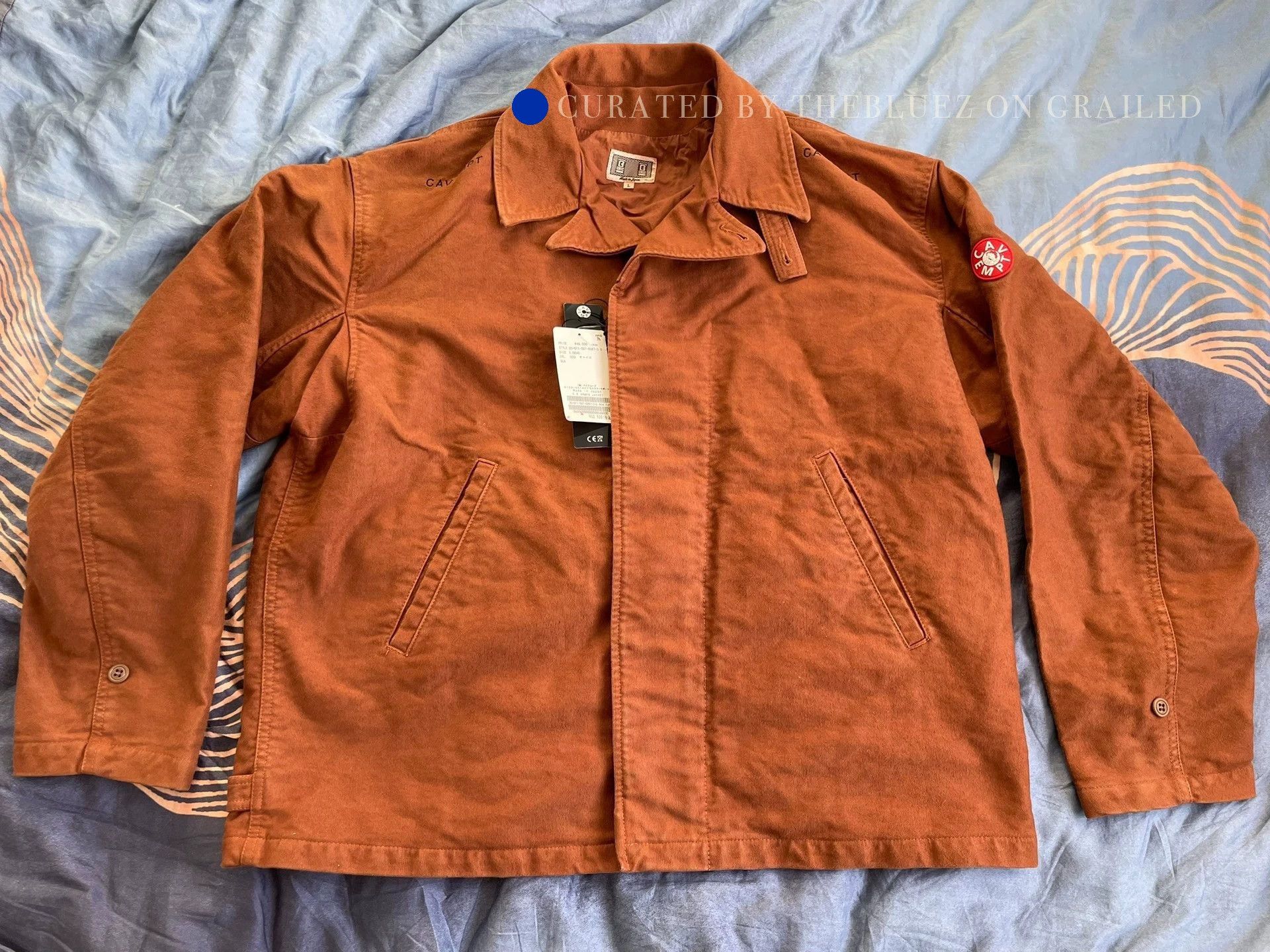 Cav Empt Washed Heavy Brown Armed Jacket Size US L / EU 52-54 / 3 - 1 Thumbnail