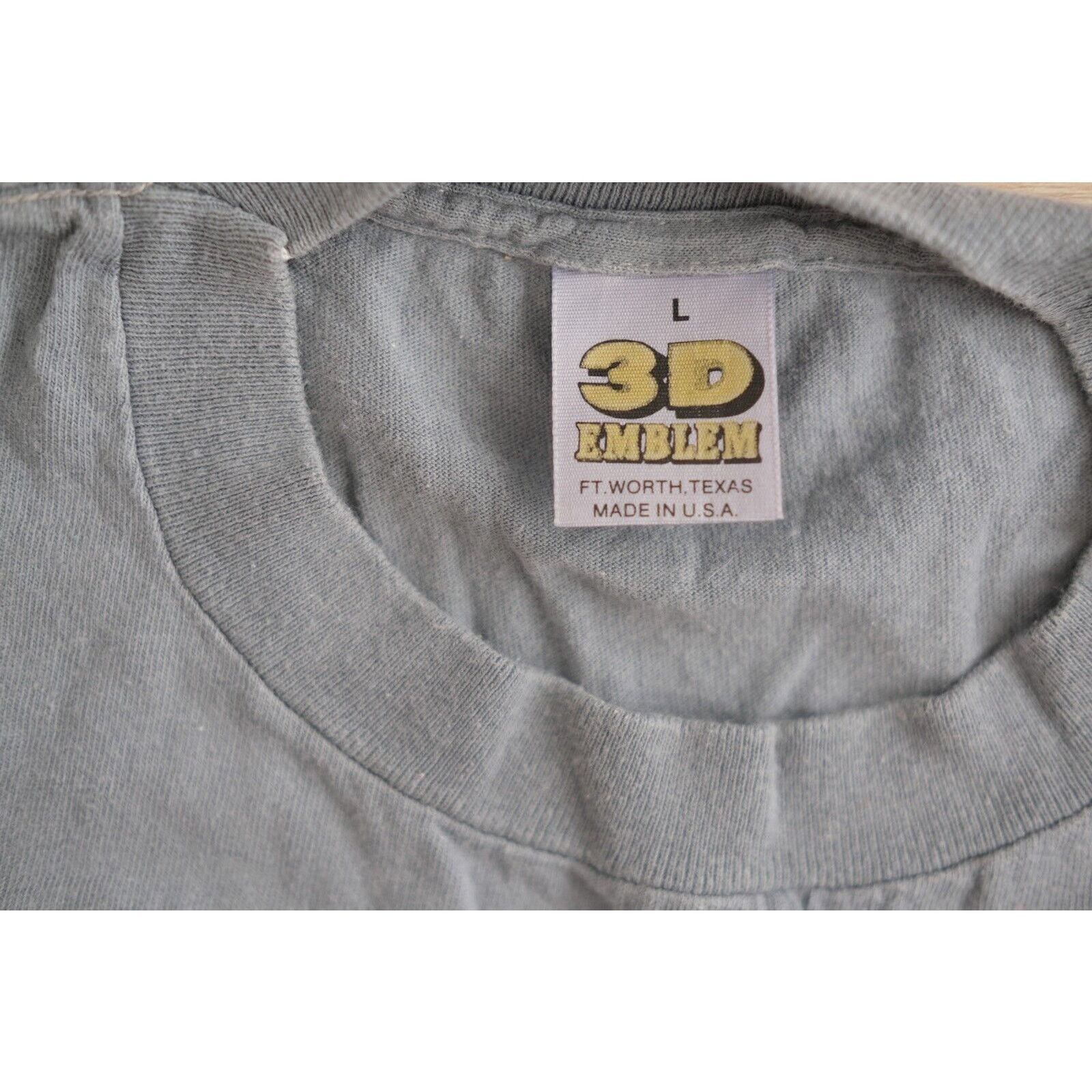 Harley Davidson Vintage 1990 Harley Davidson Wolf Leader Pack Shirt XL Gray Size US L / EU 52-54 / 3 - 3 Thumbnail