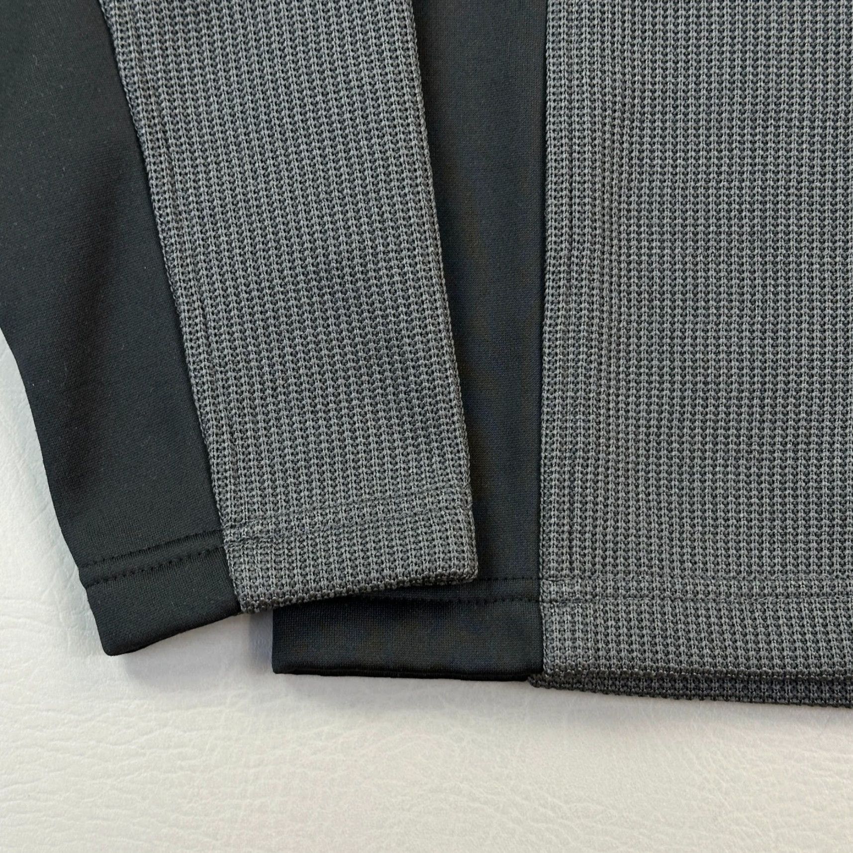 Spyder Spyder Outbound Sweatshirt Mens Medium Gray Black Waffle Knit 1/2 Zip Pullover Size US M / EU 48-50 / 2 - 3 Thumbnail