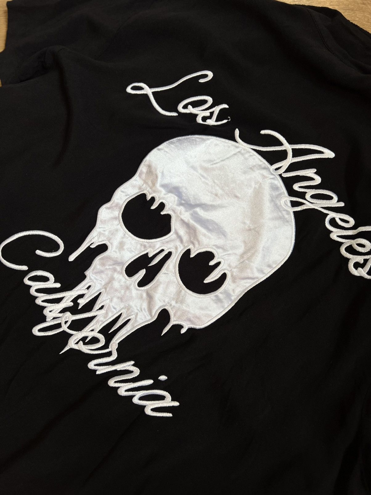 Boohoo Viscose skull Los Angeles California shirt Size US L / EU 52-54 / 3 - 5 Thumbnail