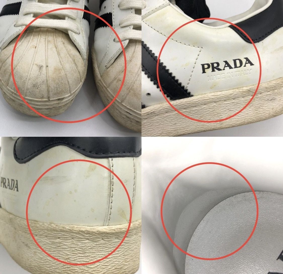 Adidas × Prada Adidas x prada superstar Y2k style Size US 6.5 / EU 39-40 - 9 Thumbnail