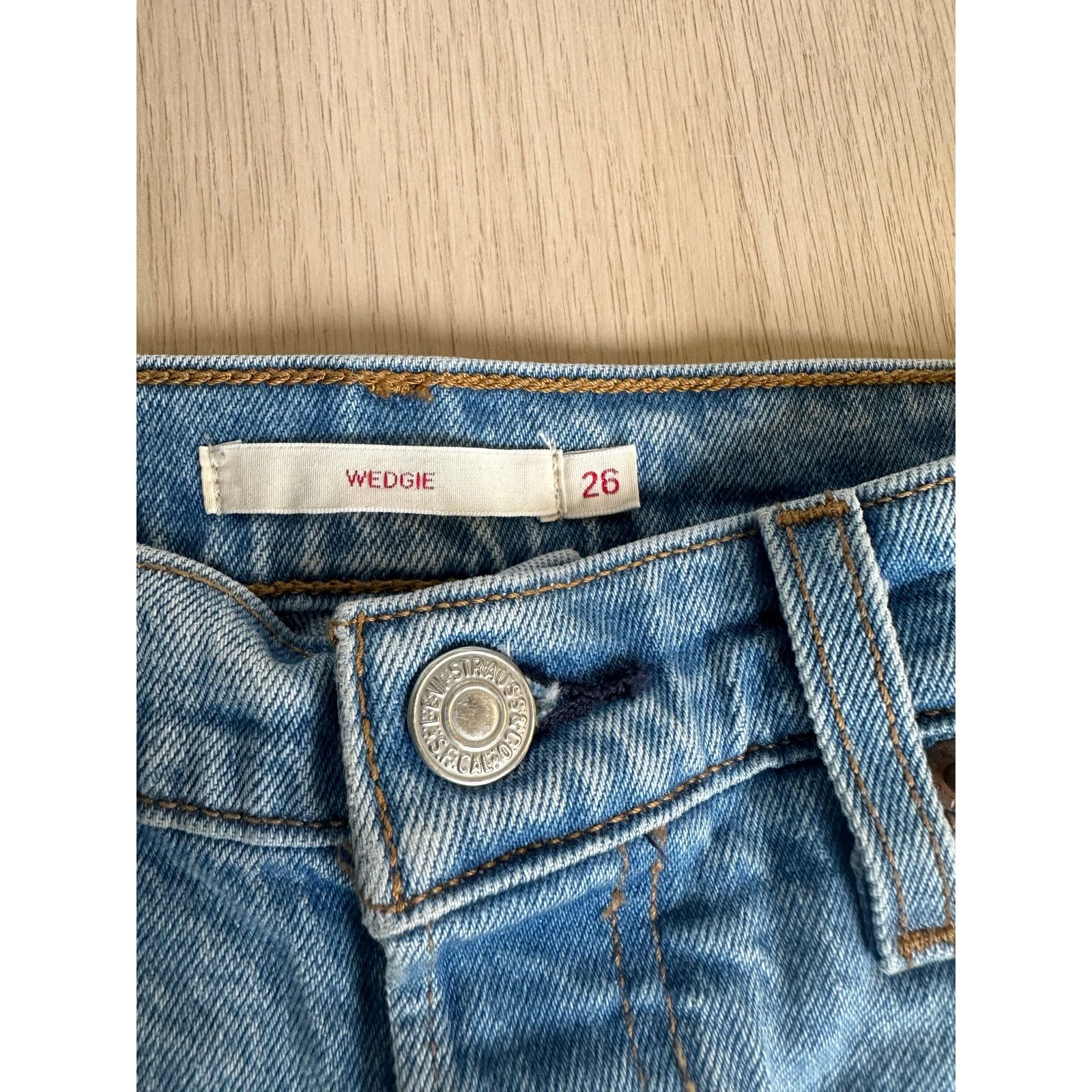 Levi's Levi Strauss Wedgie Denim Jeans Size 26 - MINT Size 26" / US 2 / IT 38 - 2 Thumbnail