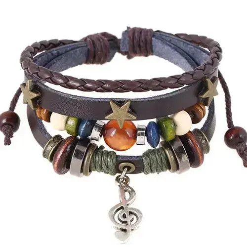 Other Boho Gypsy Hippie Design Leather Star 🔥🔥🔥 Size ONE SIZE - 3 Thumbnail