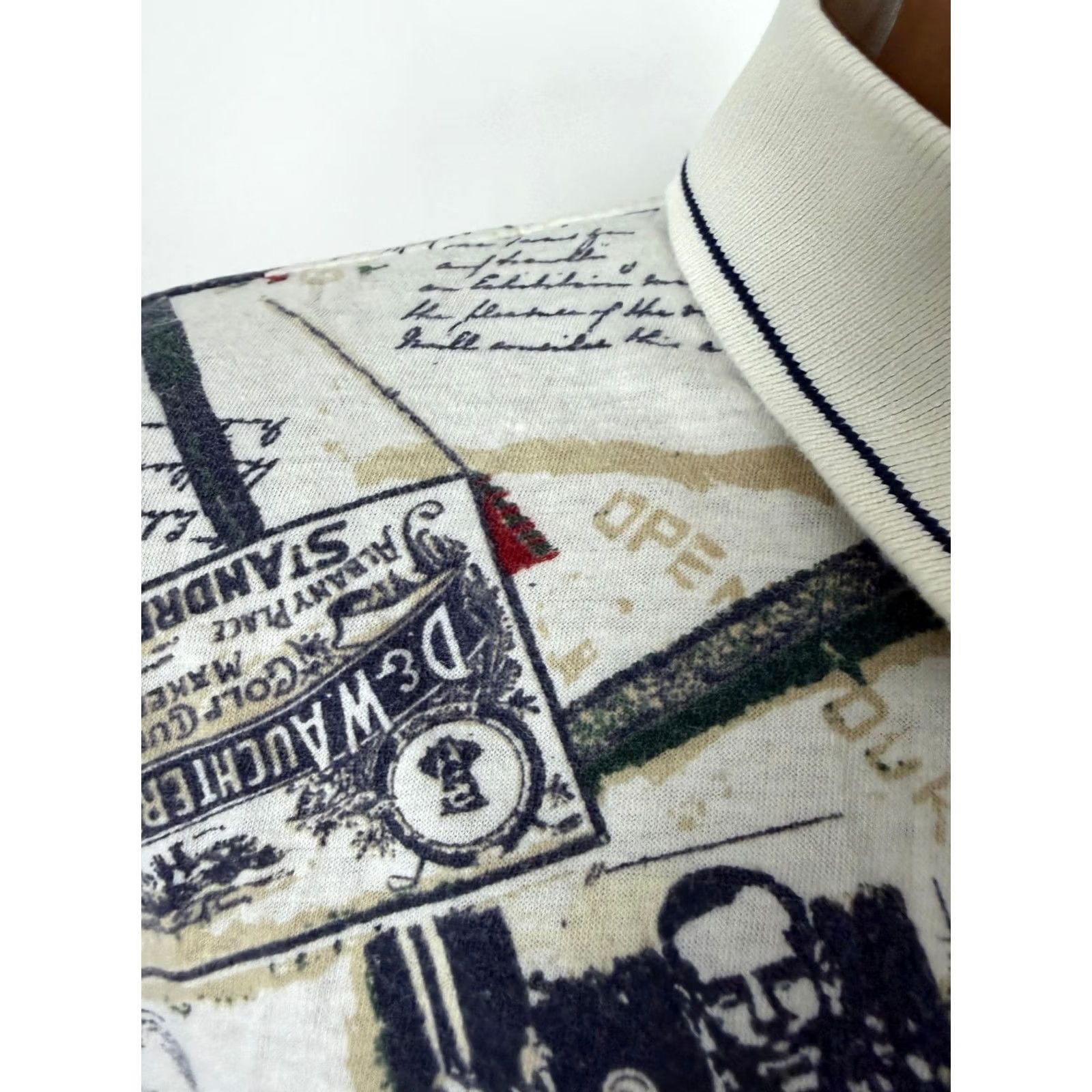 Vintage VINTAGE Penguin Polo Shirt Men Medium 90s Golf Graphic Retro Cotton Ivory Size US M / EU 48-50 / 2 - 3 Thumbnail