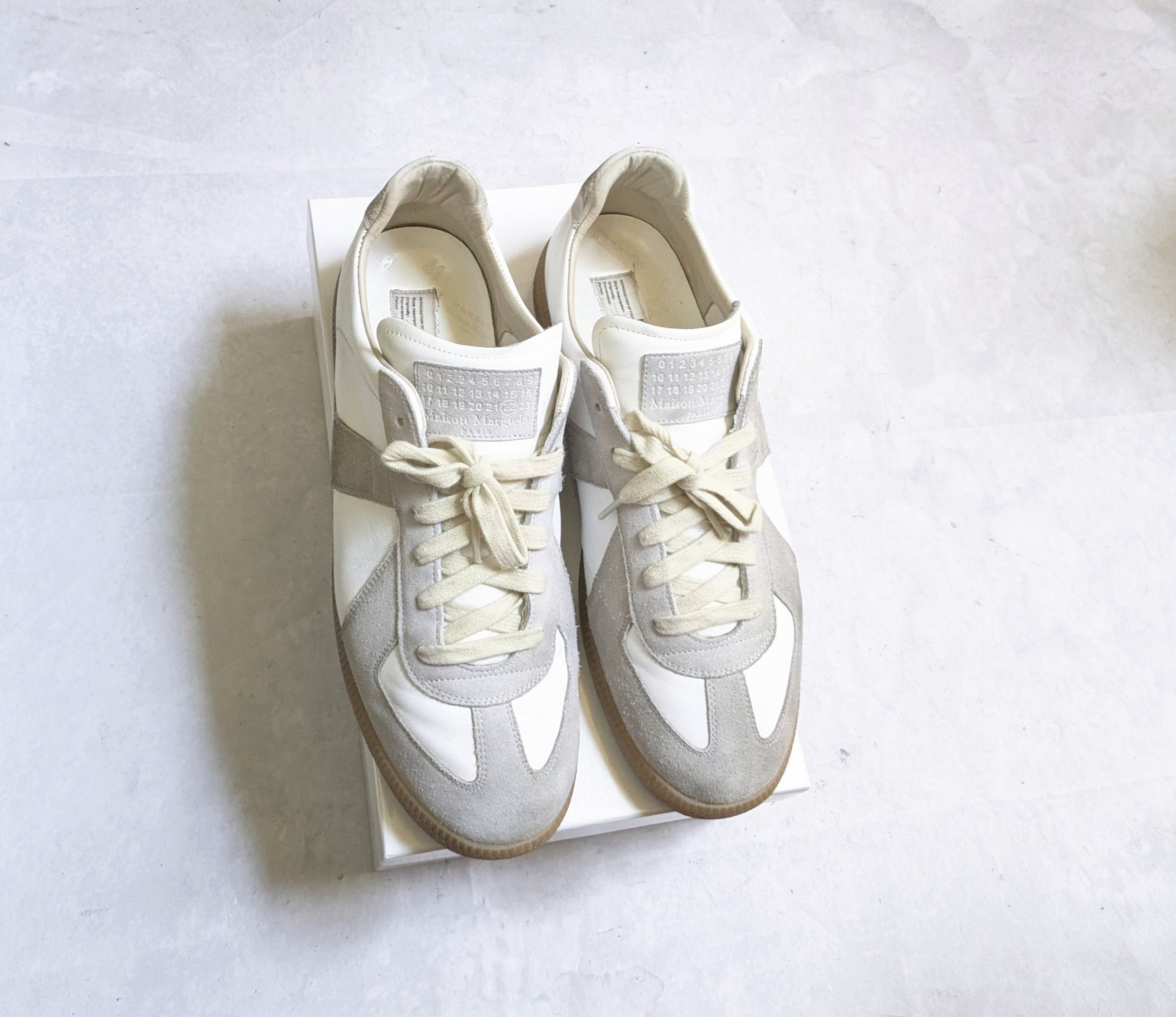 Maison Margiela Replica sneakers GATs Maison Margiela White Gray 13 46 Size US 13 / EU 46 - 1 Thumbnail