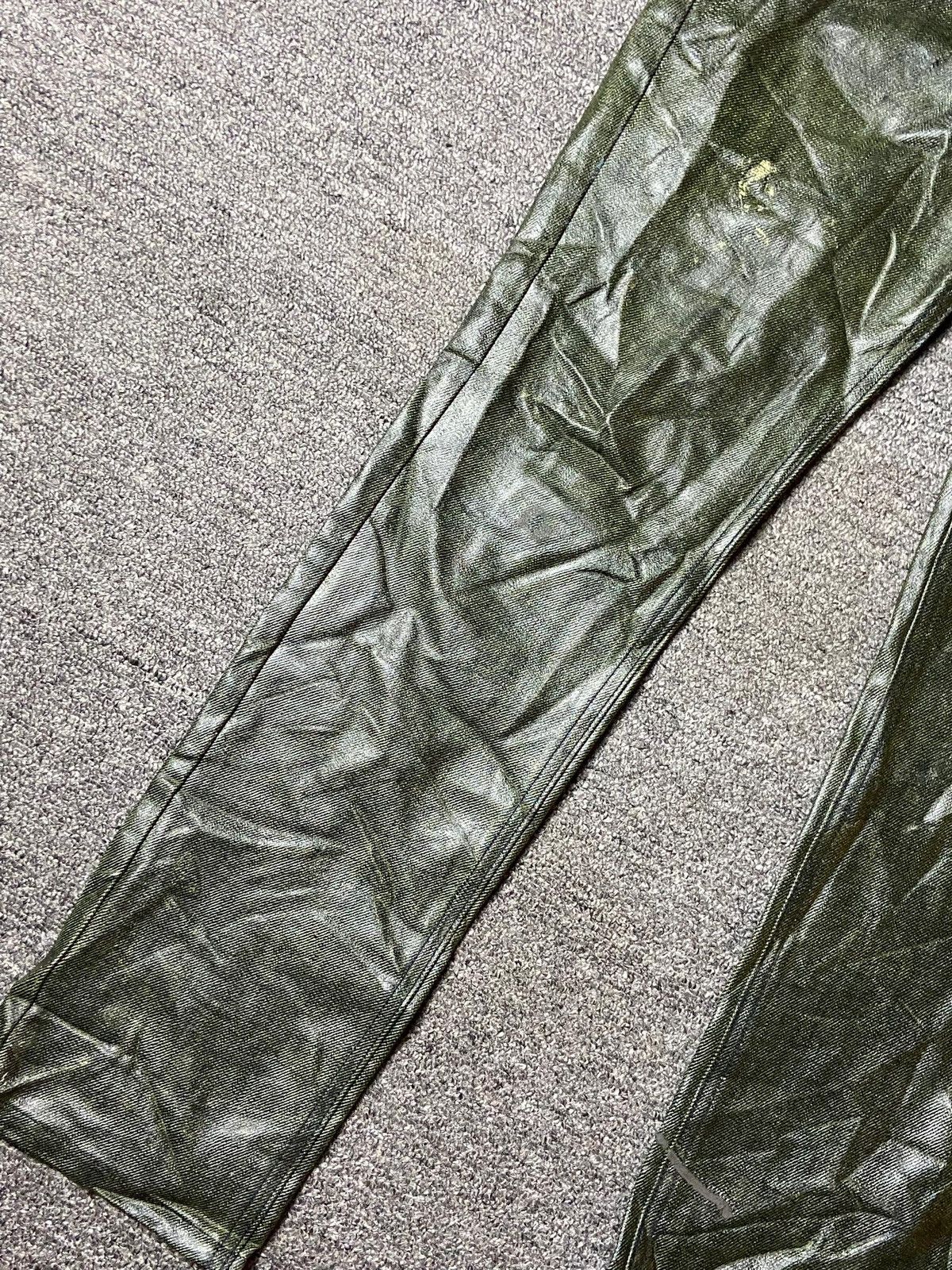 JOHN LAWRENCE SULLIVAN × Leather × Vintage John Lawrence Sullivan Cotton Leather Pants (121) Size US 30 / EU 46 - 14 Thumbnail