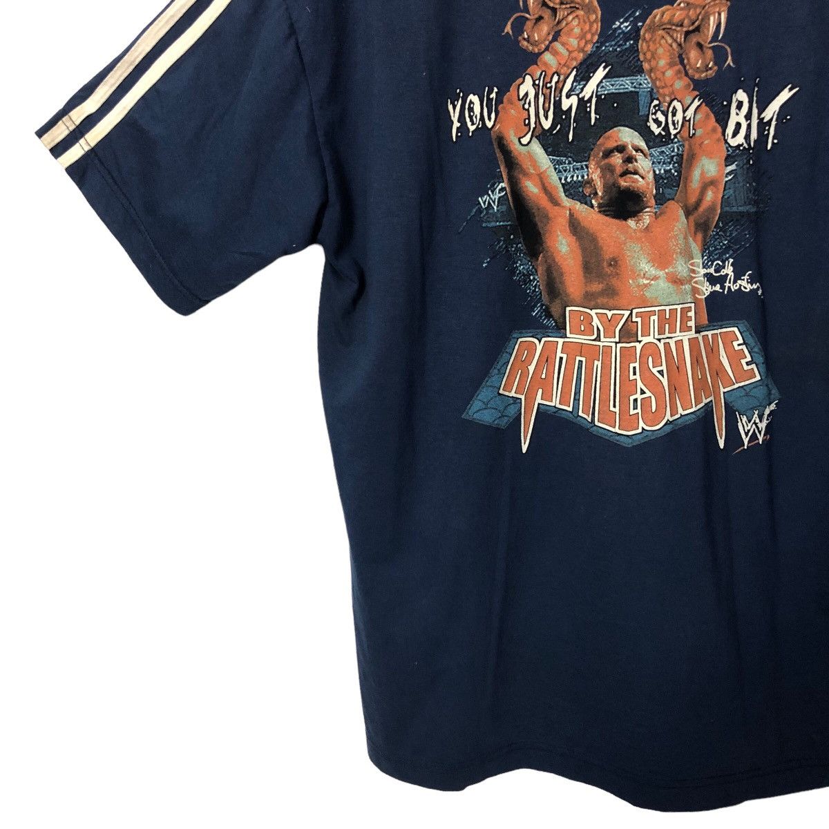 WWF Vintage WWF Stone Cold Steve Austin Big Print Crewneck Tee Size US L / EU 52-54 / 3 - 9 Thumbnail