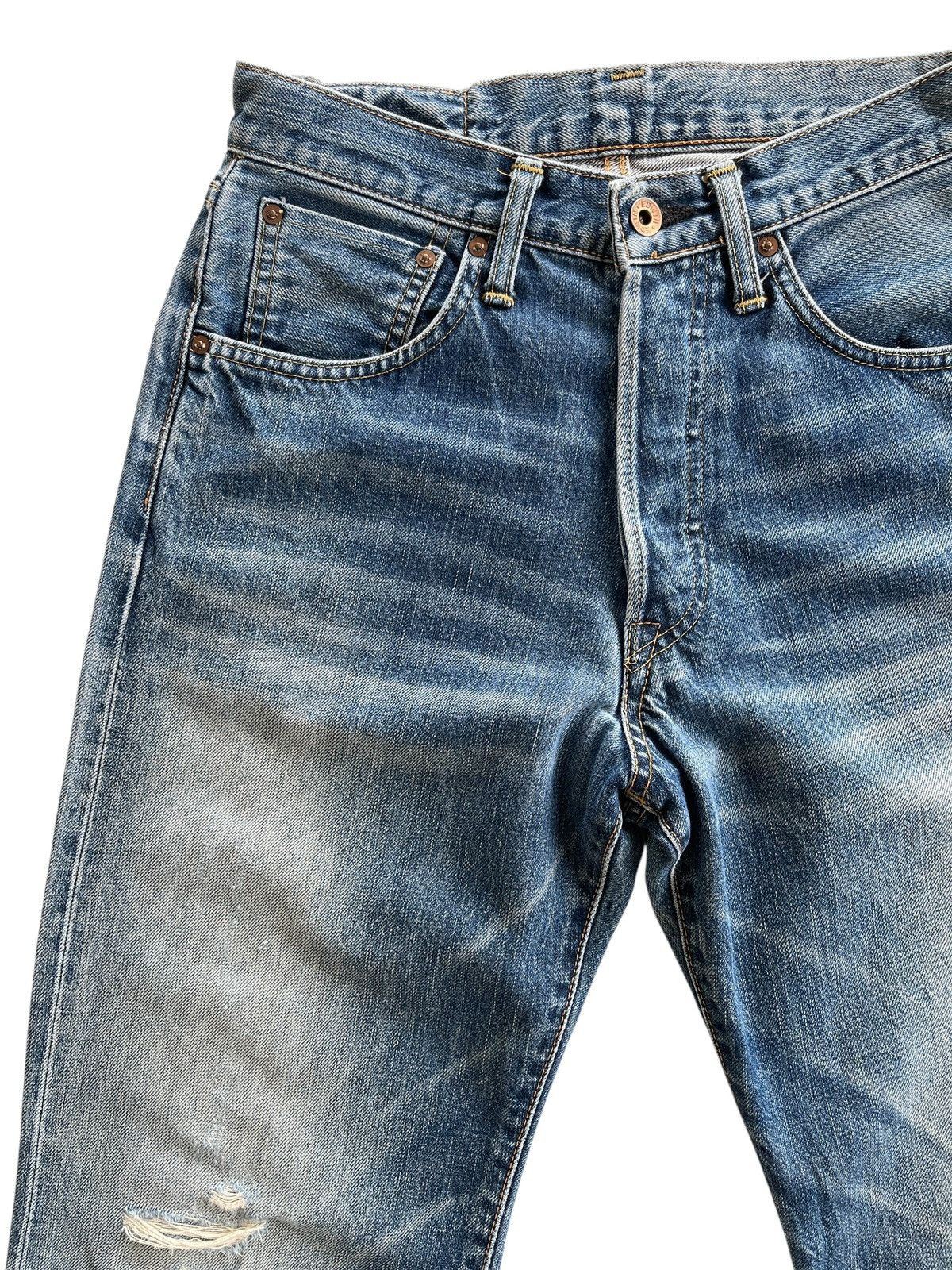 Vintage Vintage Edwin 505x Distressed Selvedge Denim Size US 28 / EU 44 - 3 Thumbnail