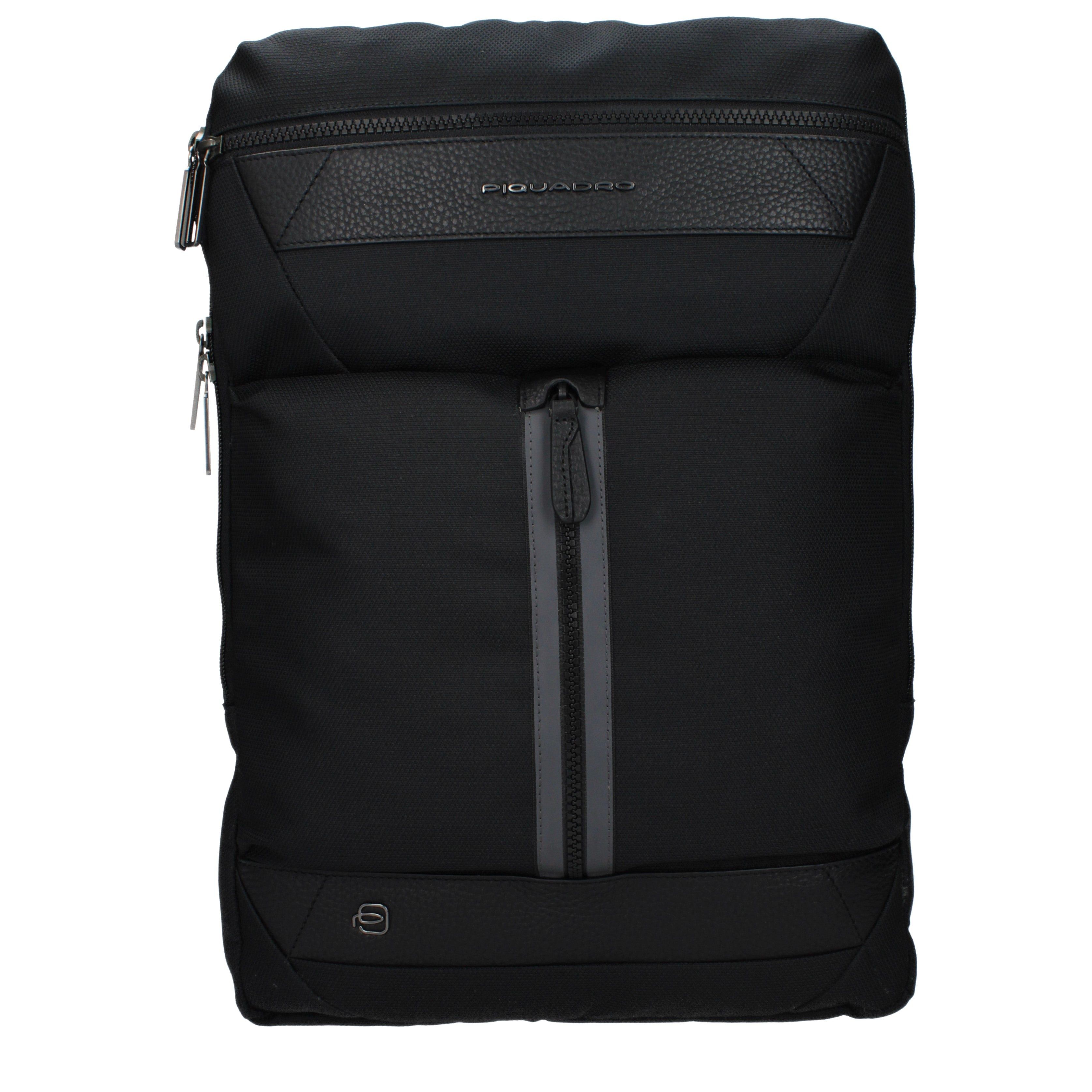 Piquadro Piquadro Backpacks and Bumbags Men Fabric Black Size ONE SIZE - 1 Thumbnail