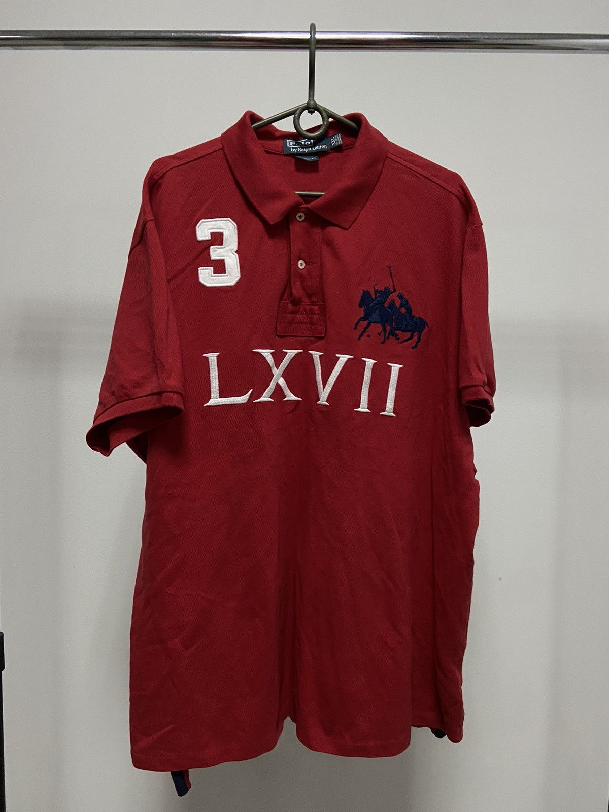 Polo Ralph Lauren × Vintage Polo Ralph Lauren t shirt polo big logo 3 vintage Size US XXL / EU 58 / 5 - 1 Thumbnail