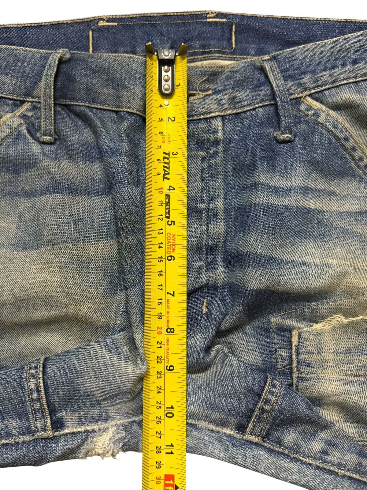 G-Star Vintage Y2K Gstar Raw Blue Faded Wash Avant Garde Style Jean Size US 33 - 11 Thumbnail