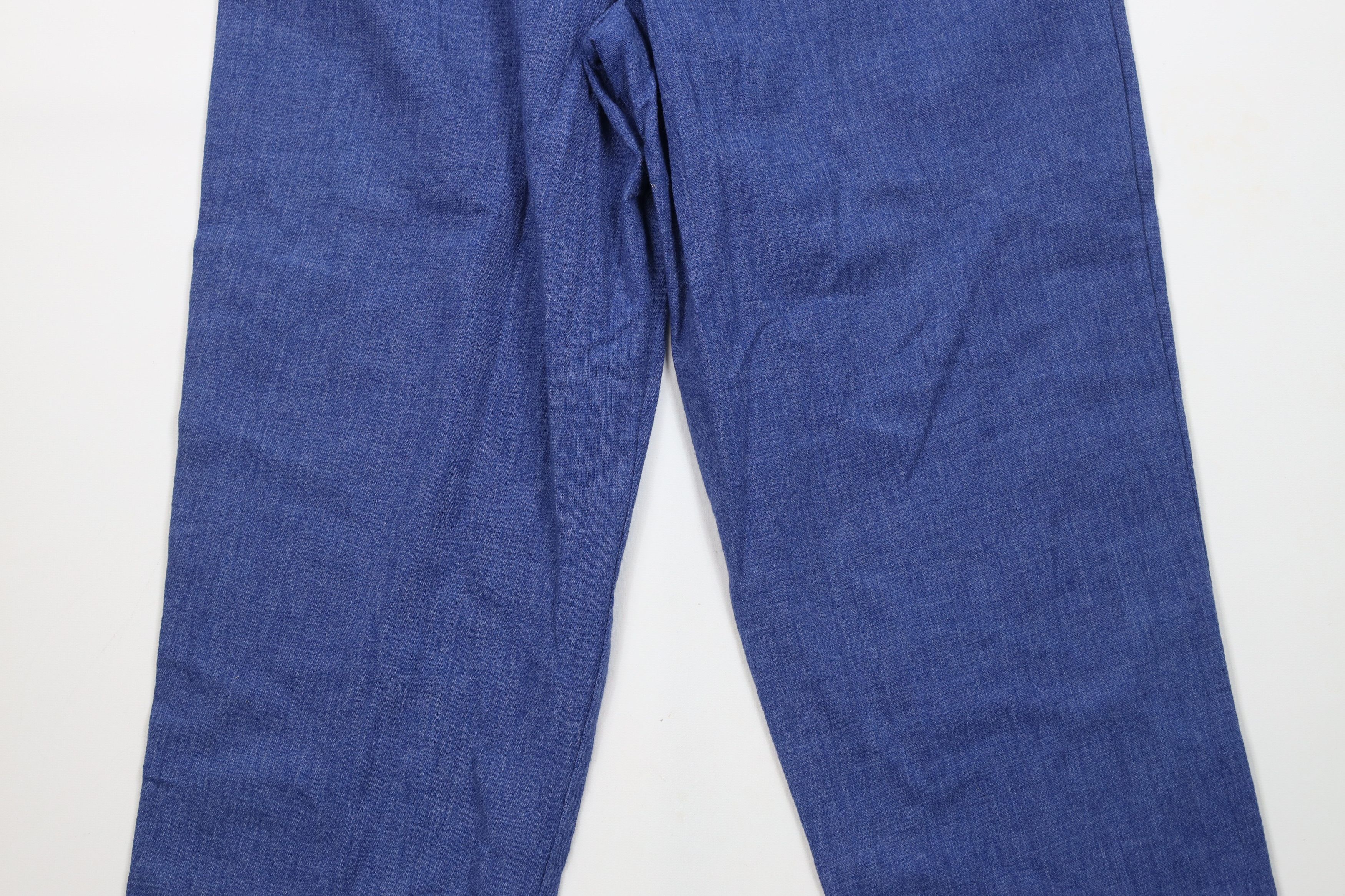 Vintage Vintage 90s StreetwearTapered Leg Harem Pants Blue USA Size 38" / US 16 / IT 52 - 10 Thumbnail