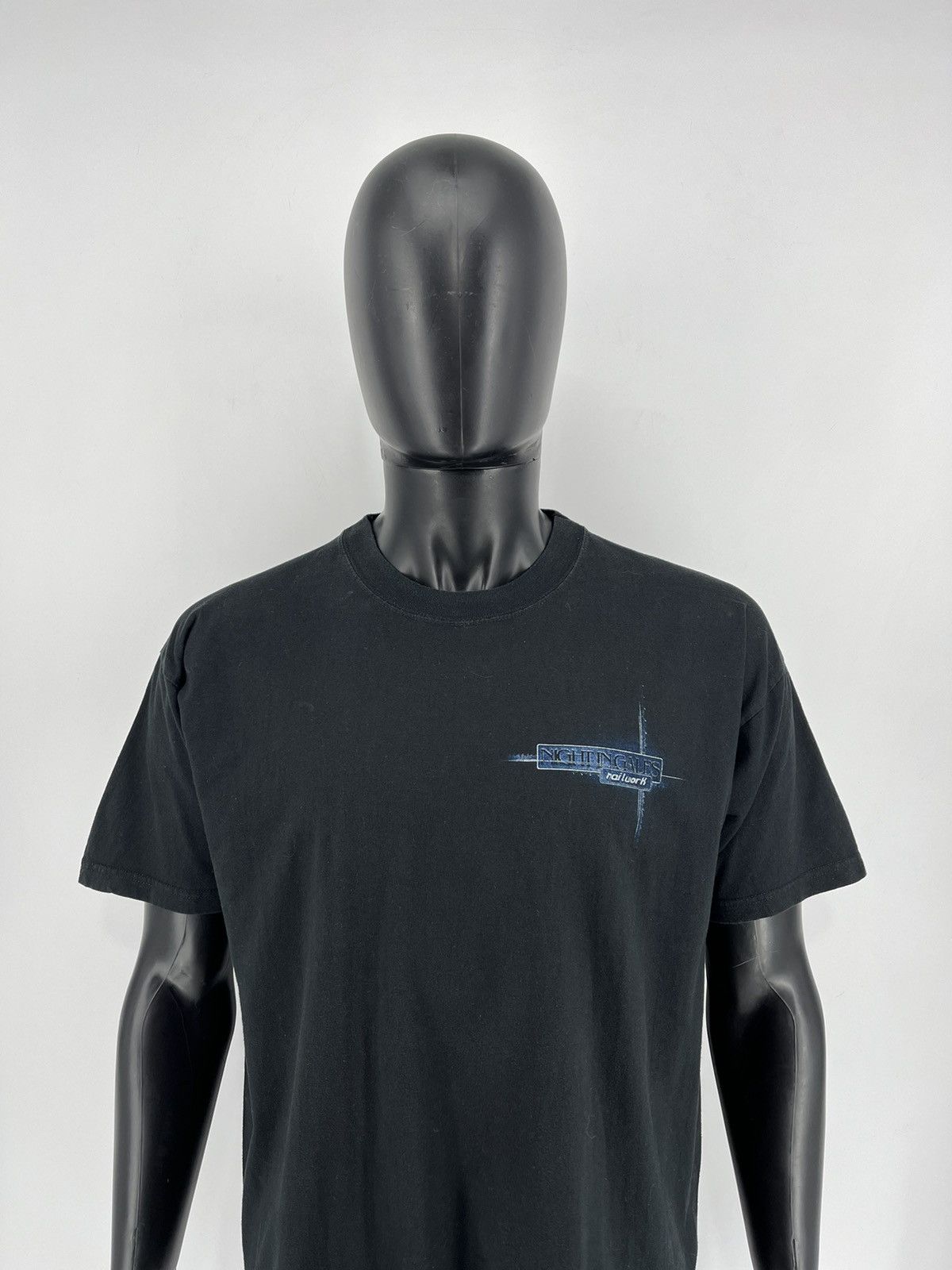 Band Tees × Vintage NIGHT IN GALES T-SHIRT "Nailwork" - absolute rarity, 1999 Size US XL / EU 56 / 4 - 3 Thumbnail