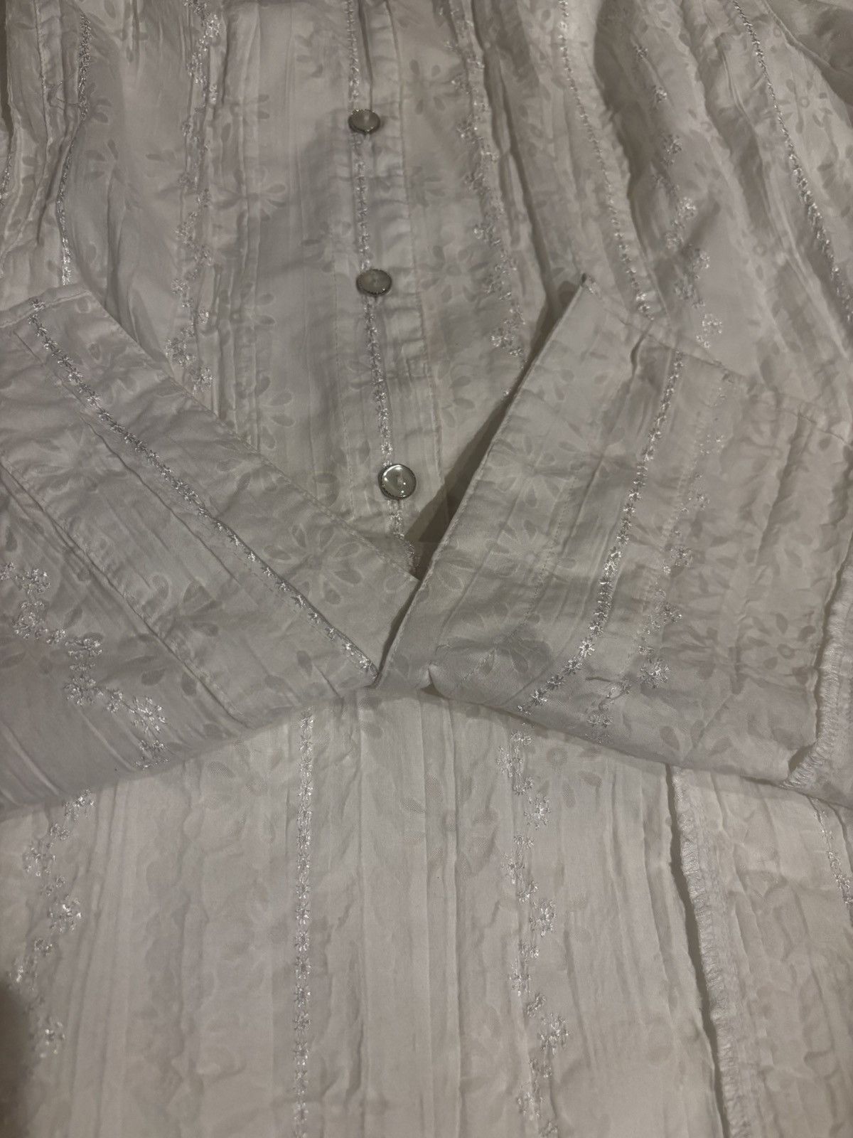 Other Women’s white embroidered Shirt.wt2525 Size XXL / US 16-18 / IT 52-54 - 7 Thumbnail
