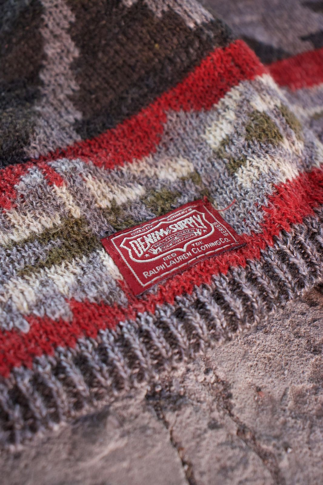 Denim & Supply Ralph Lauren Denim & Supply Ralph Lauren Aztec Native Knit Hoodie (2010s) Size US M / EU 48-50 / 2 - 11 Thumbnail