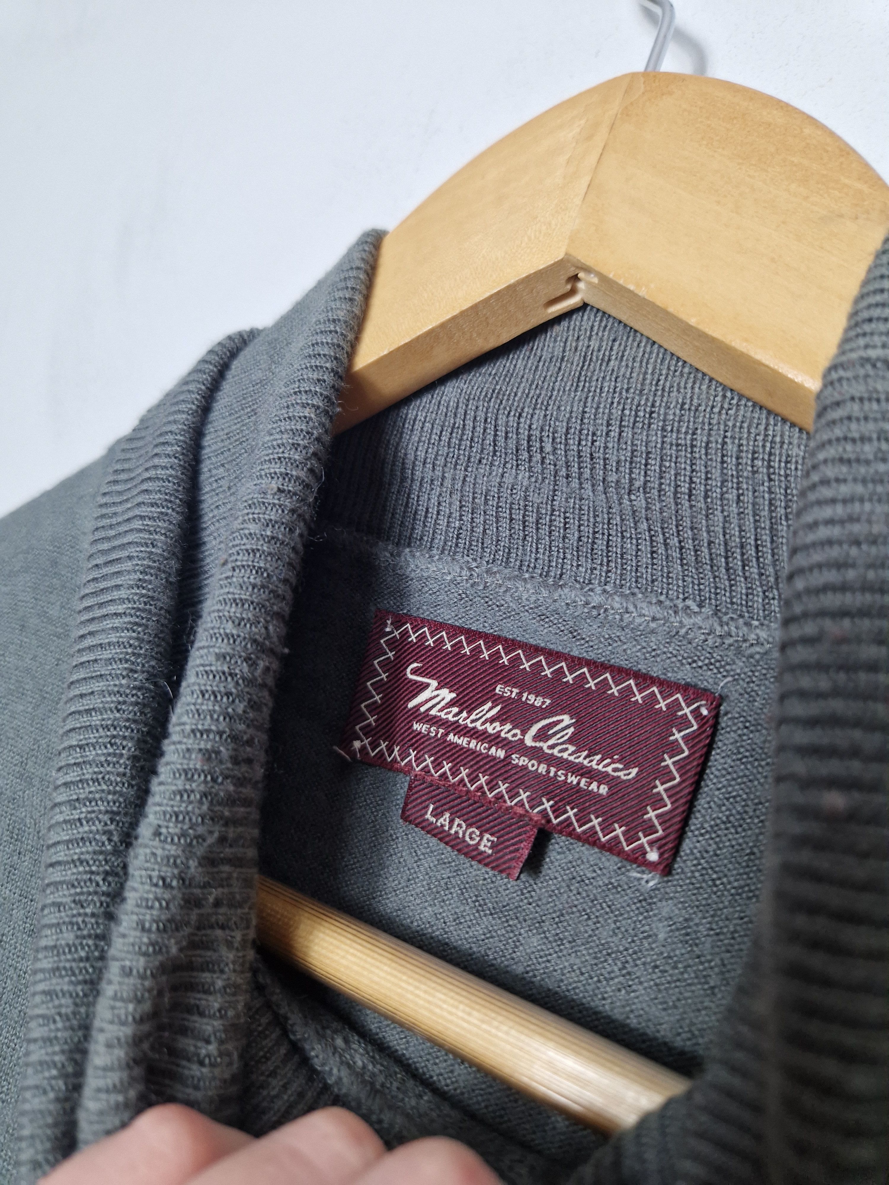 Marlboro × Marlboro Classics × Vintage Marlboro Classics wool turtleneck Size US L / EU 52-54 / 3 - 4 Thumbnail