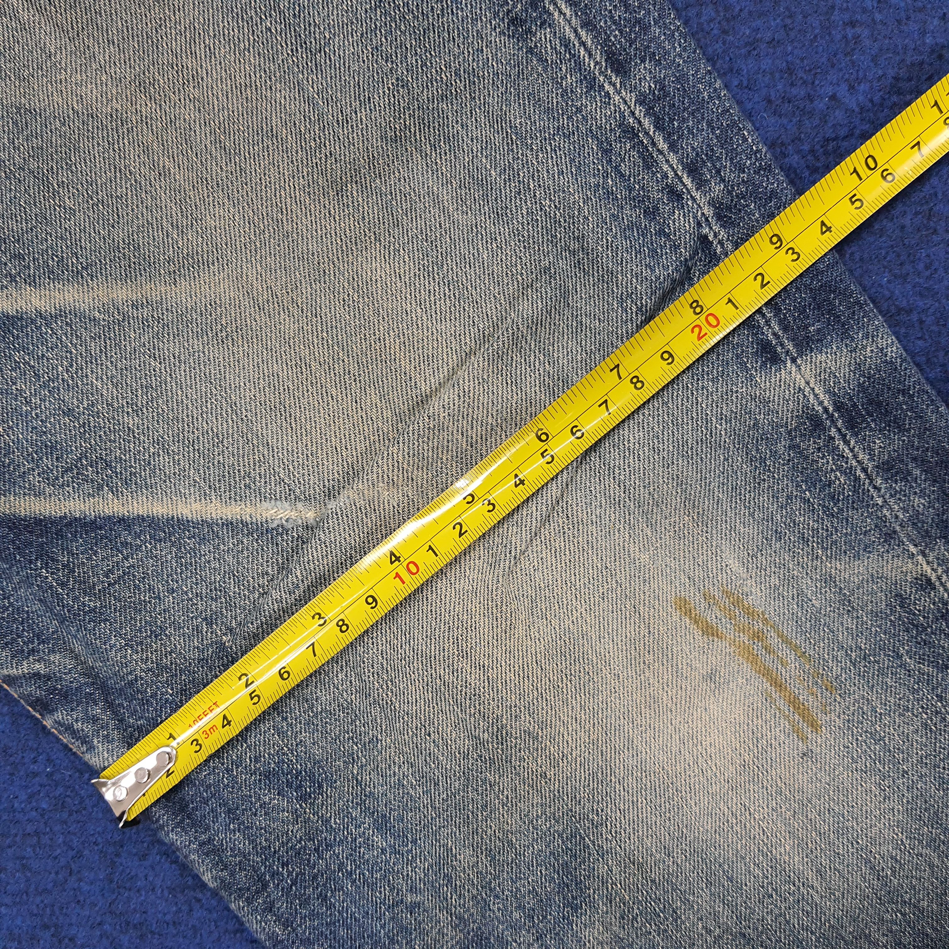 Japanese Brand × Vintage Vintage Evisu Selvedge Custom Red Daicock Jeans Size US 28 / EU 44 - 16 Thumbnail