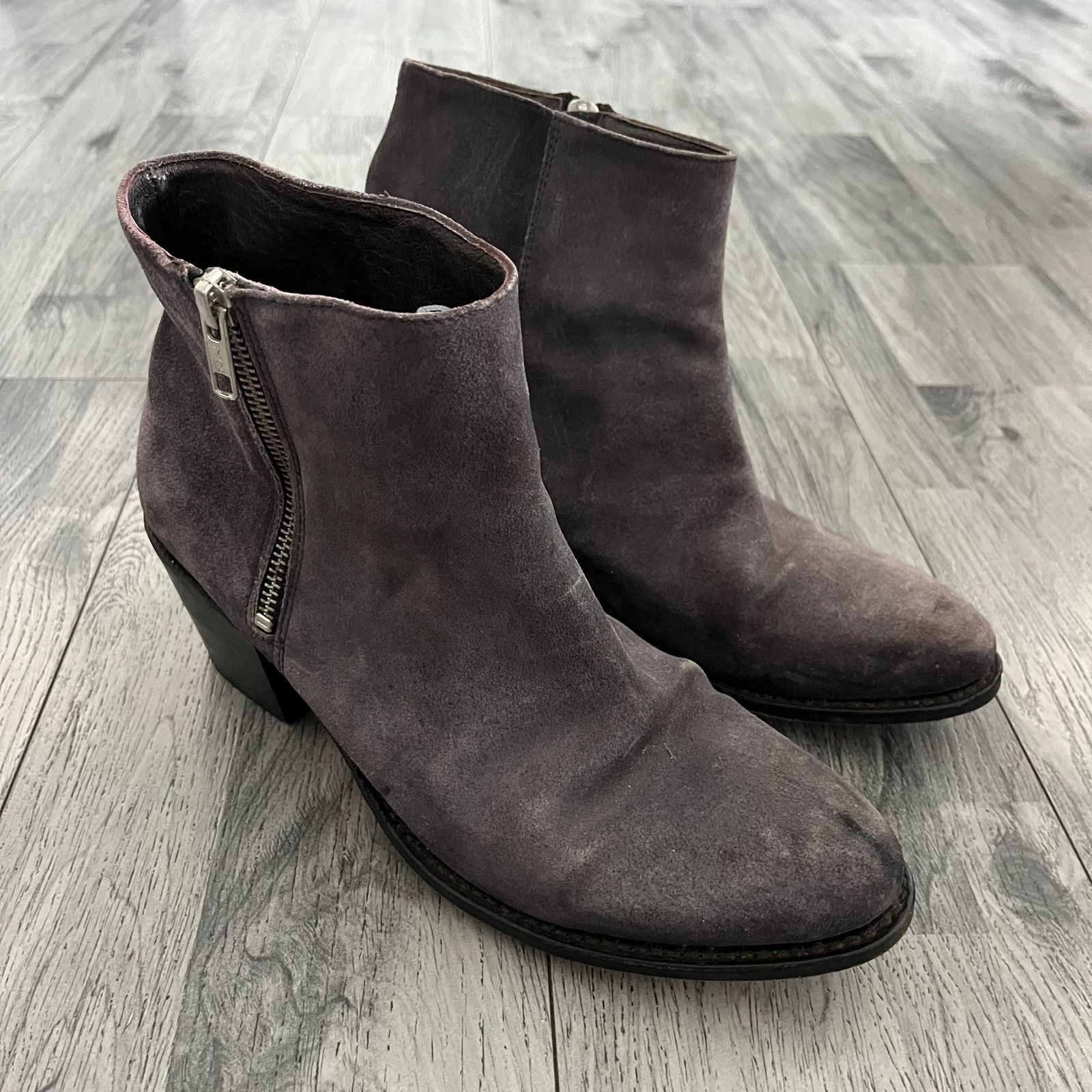 Sendra Sendra Suede Ankle Leather Boots Made in Spain Size US 8.5 / IT 38.5 - 2 Thumbnail
