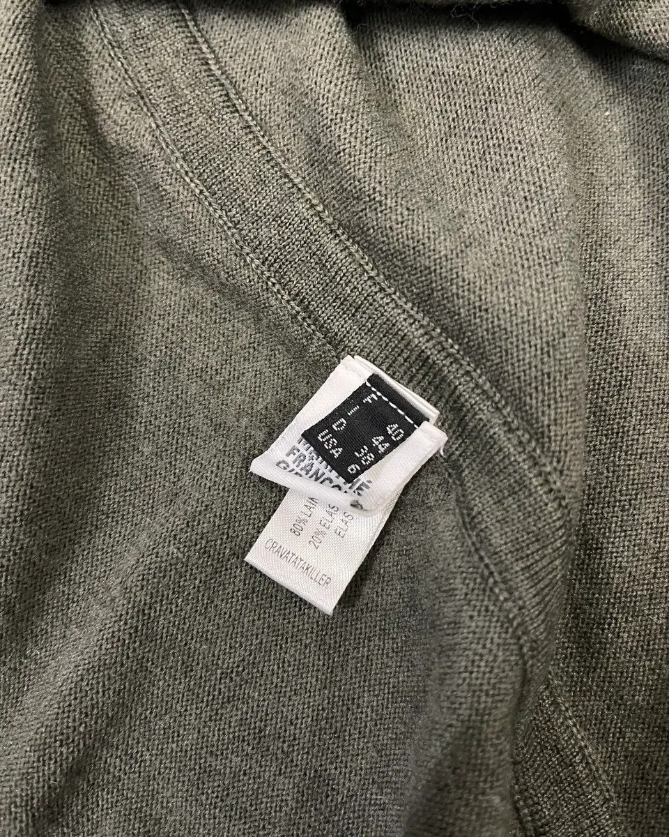Marithe + Francois Girbaud 2000s Marithé + François Girbaud Olive Green Cardigan Size M / US 6-8 / IT 42-44 - 10 Thumbnail
