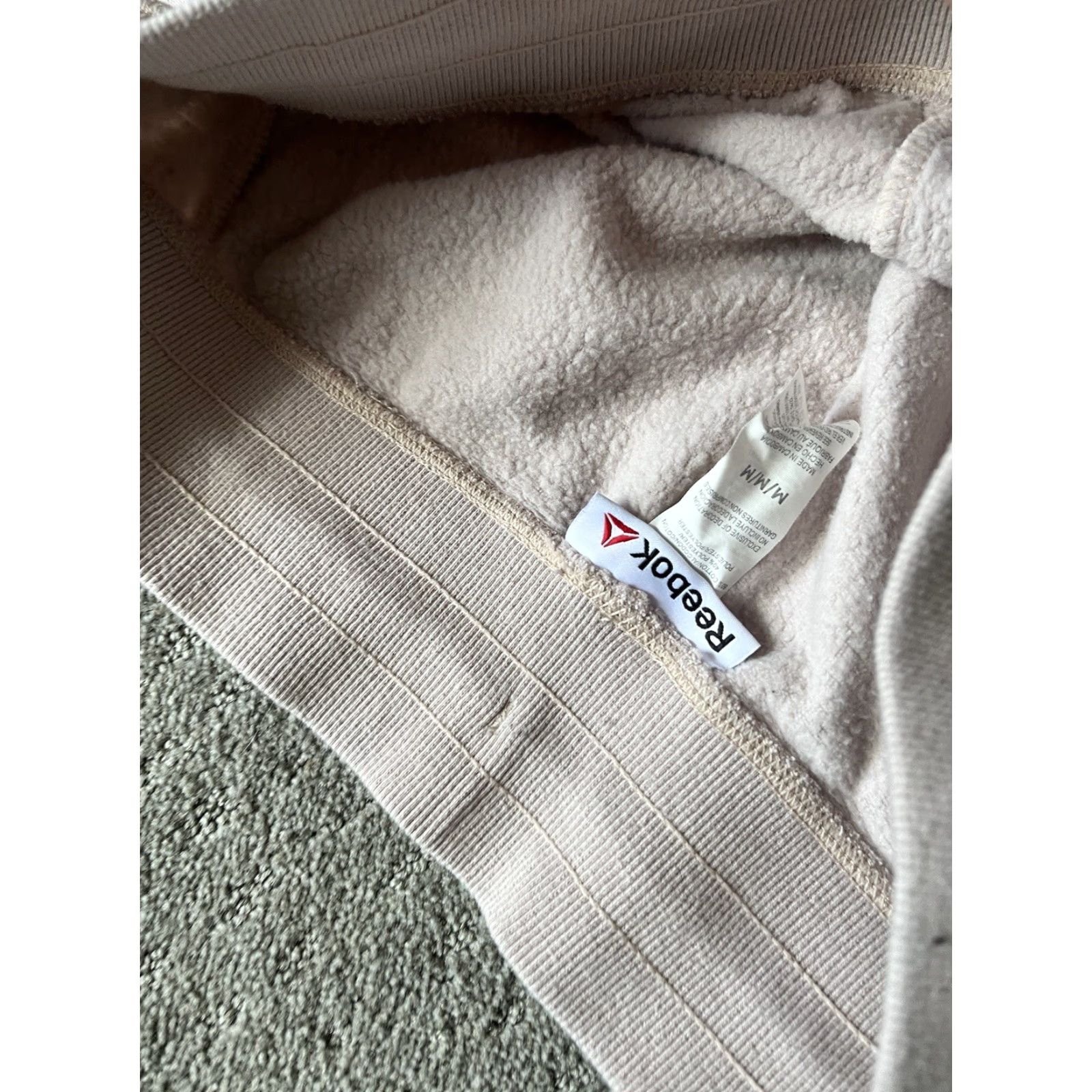 Reebok Reebok Pants Adult Pink Joggers Tapered Cargo Pockets Logo Gym Womens Medium Size 32" / US 10 / IT 46 - 5 Thumbnail