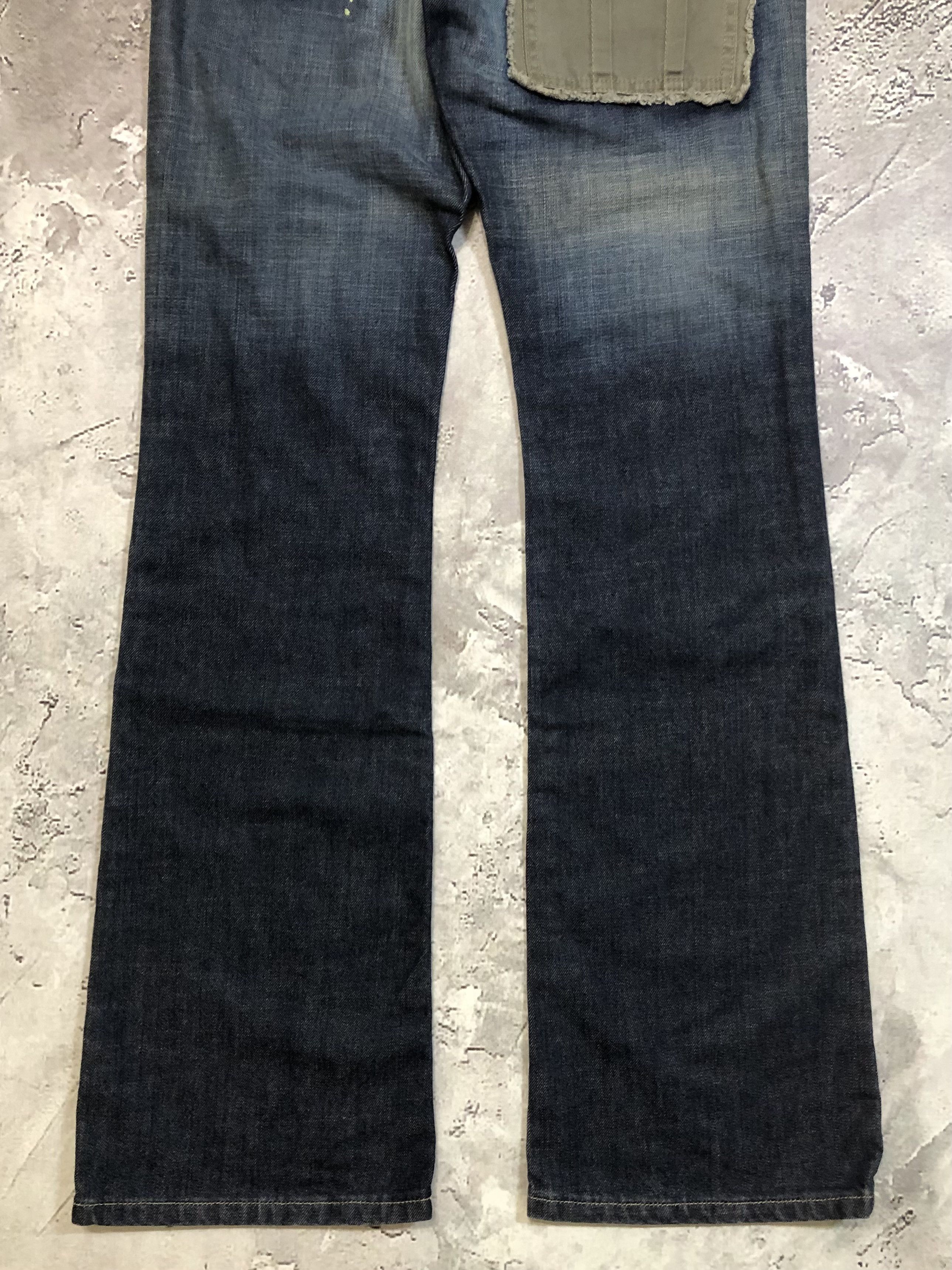 Vintage Vintage Faded Super Flared Jeans Size 30" / US 8 / IT 44 - 7 Thumbnail