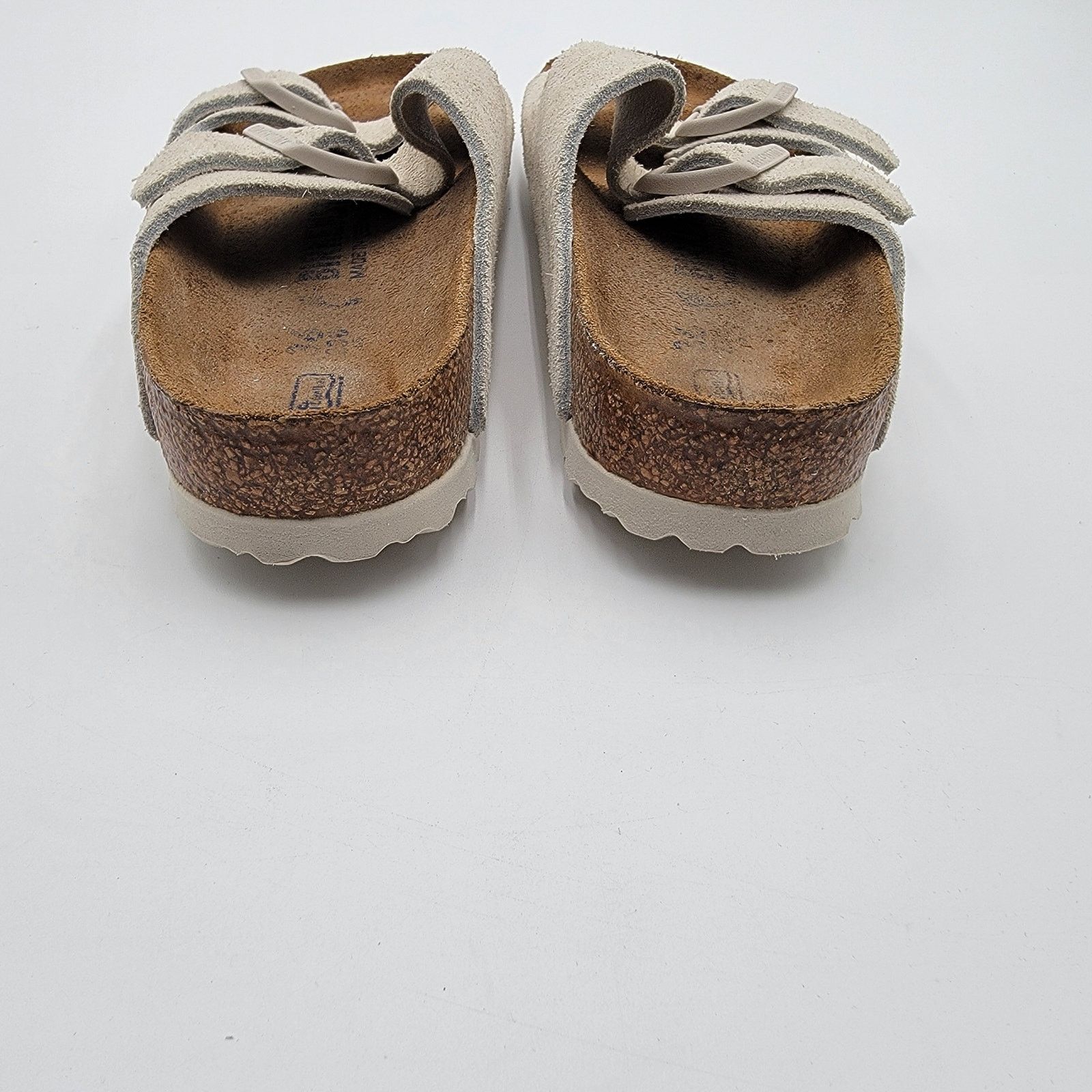 Birkenstock Birkenstock Arizona BS White Wmn Sz 5 1024952 Narrow Fit Size US 5 / IT 35 - 4 Thumbnail