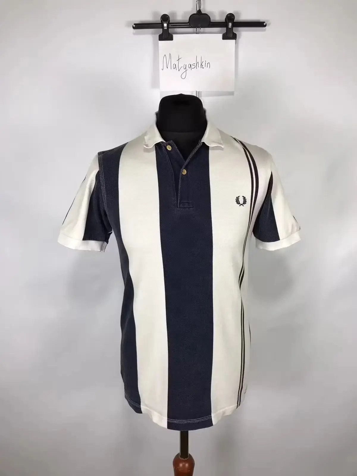 Fred Perry Fred Perry x South Sea striped polo T shirt size S Size US S / EU 44-46 / 1 - 1 Thumbnail