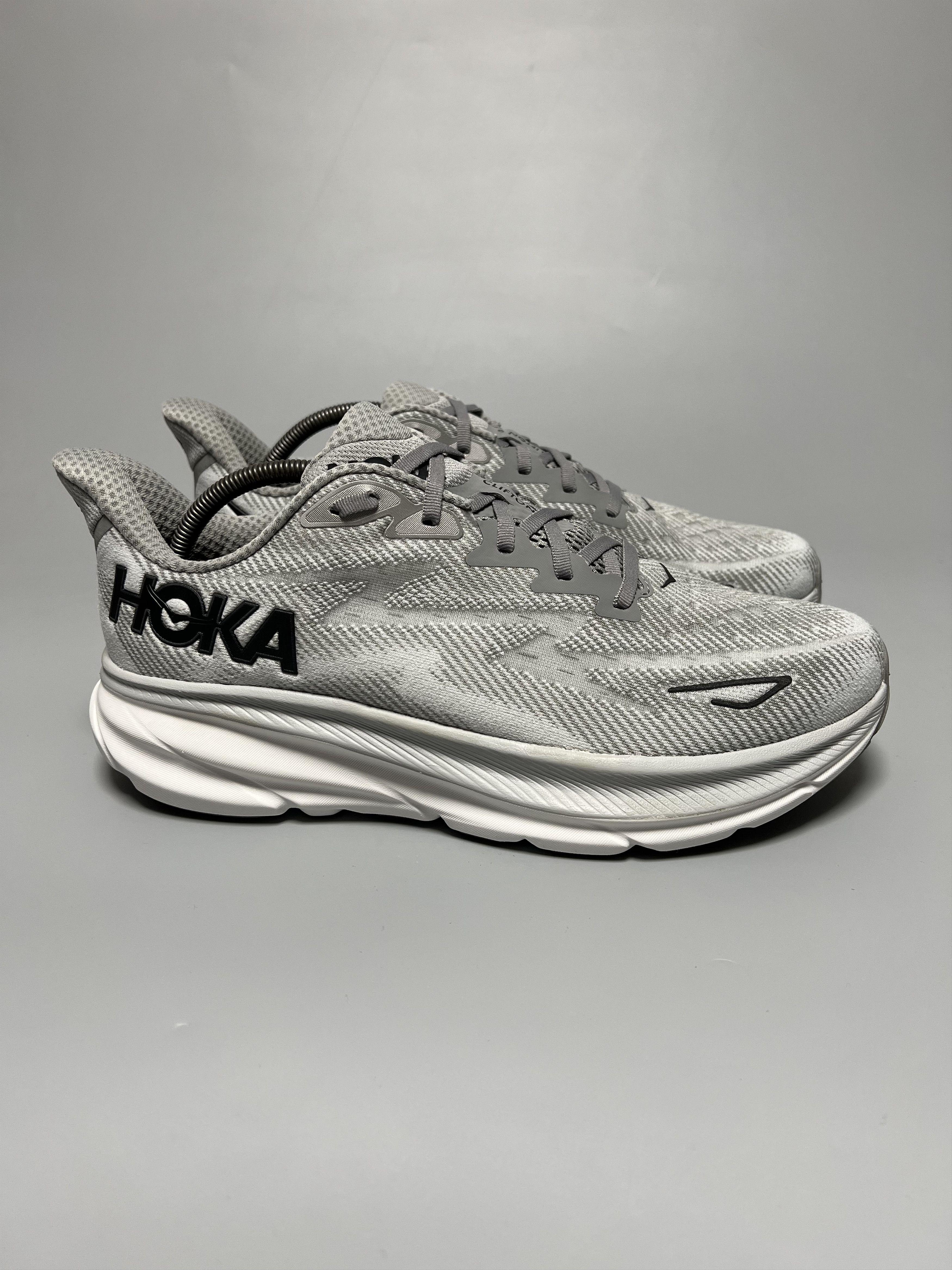 Hoka 12D Hoka One One Clifton 9 Running Shoes Walking Gym Size US 12 / EU 45 - 1 Thumbnail