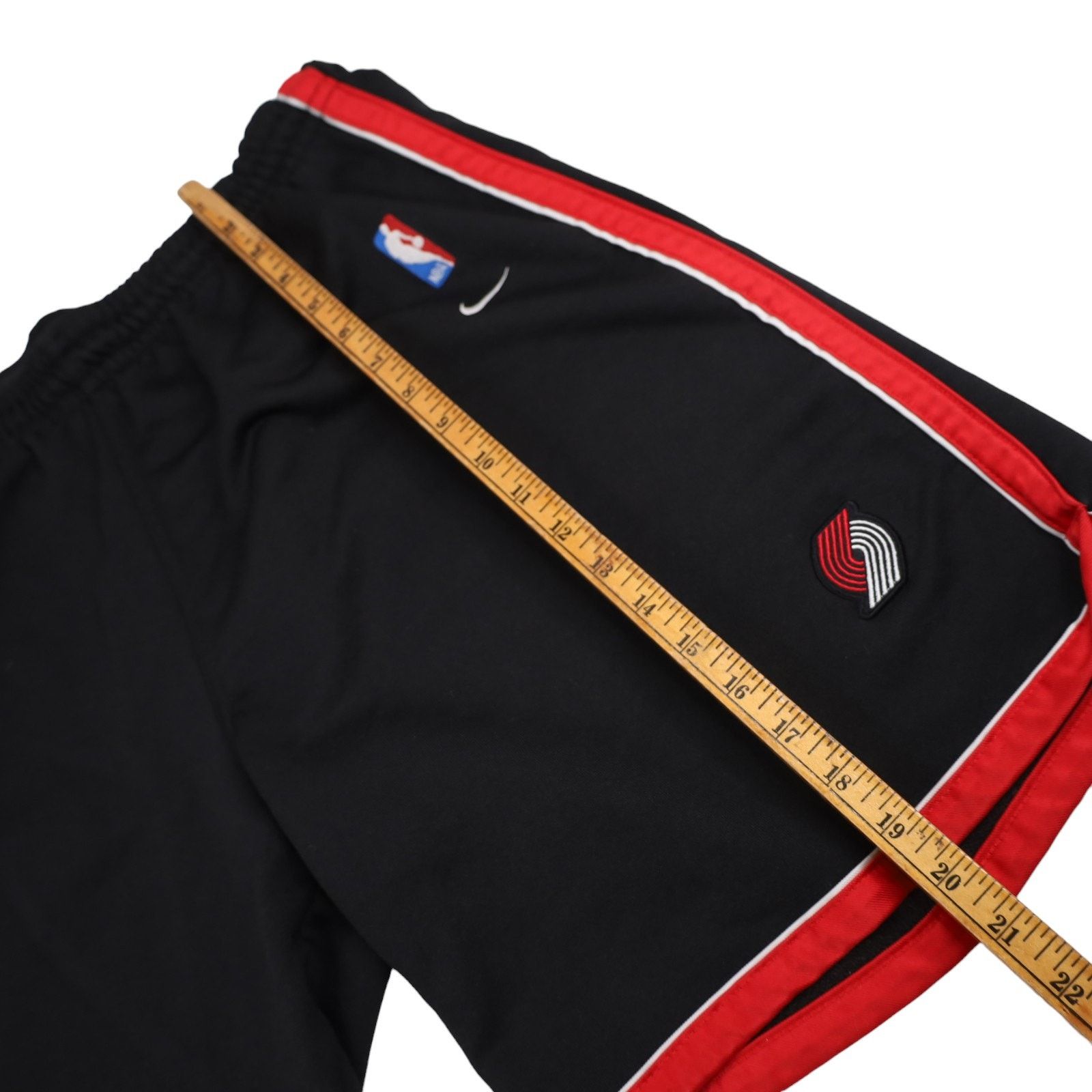 NBA × Nike × Vintage VTG Nike NBA Authentic Portland Blazers Basketball Shorts Size US 32 / EU 48 - 8 Thumbnail
