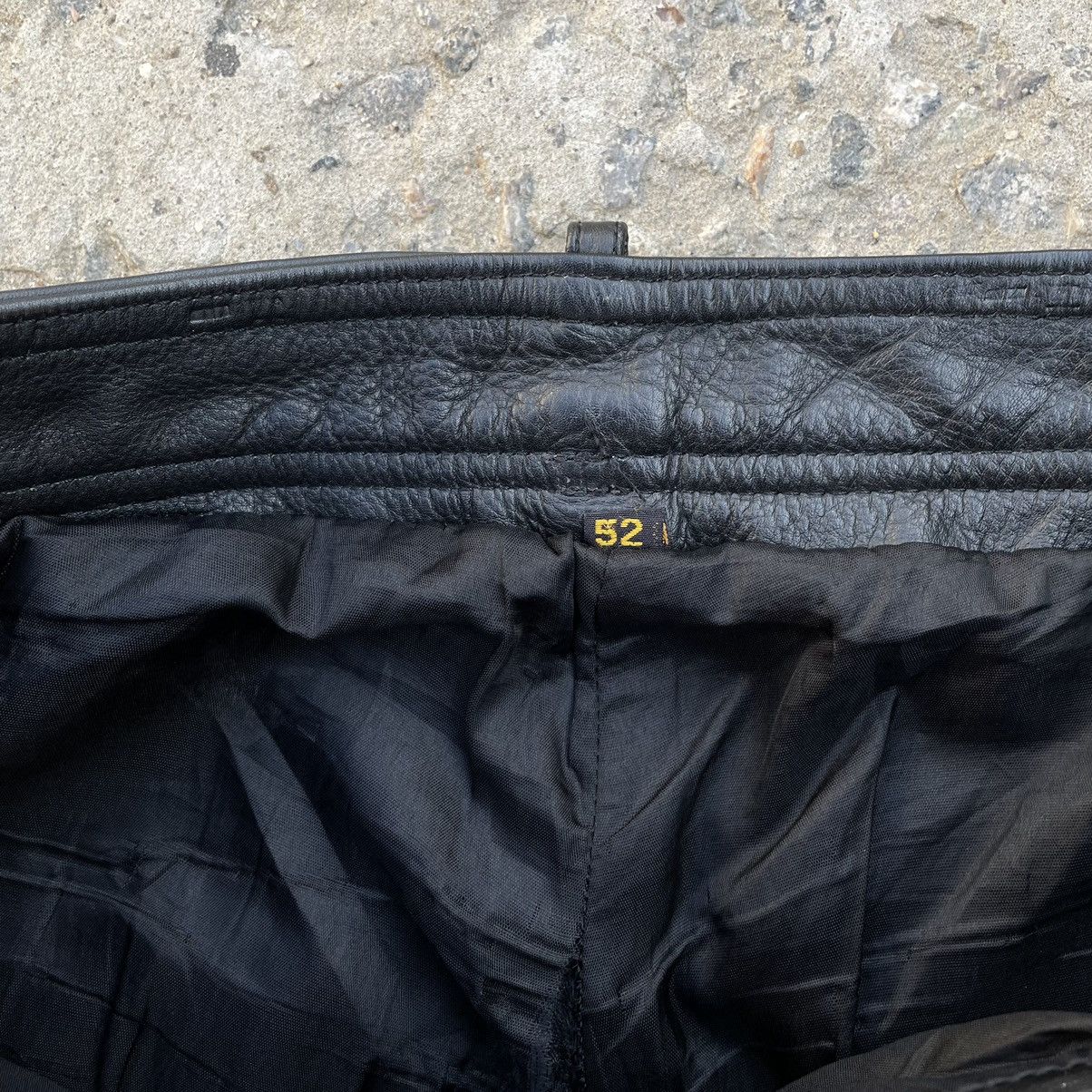 Leather × Vintage Vintage Japanese Style Leather Pants Moto 90s Y2K Style Size US 33 - 6 Thumbnail