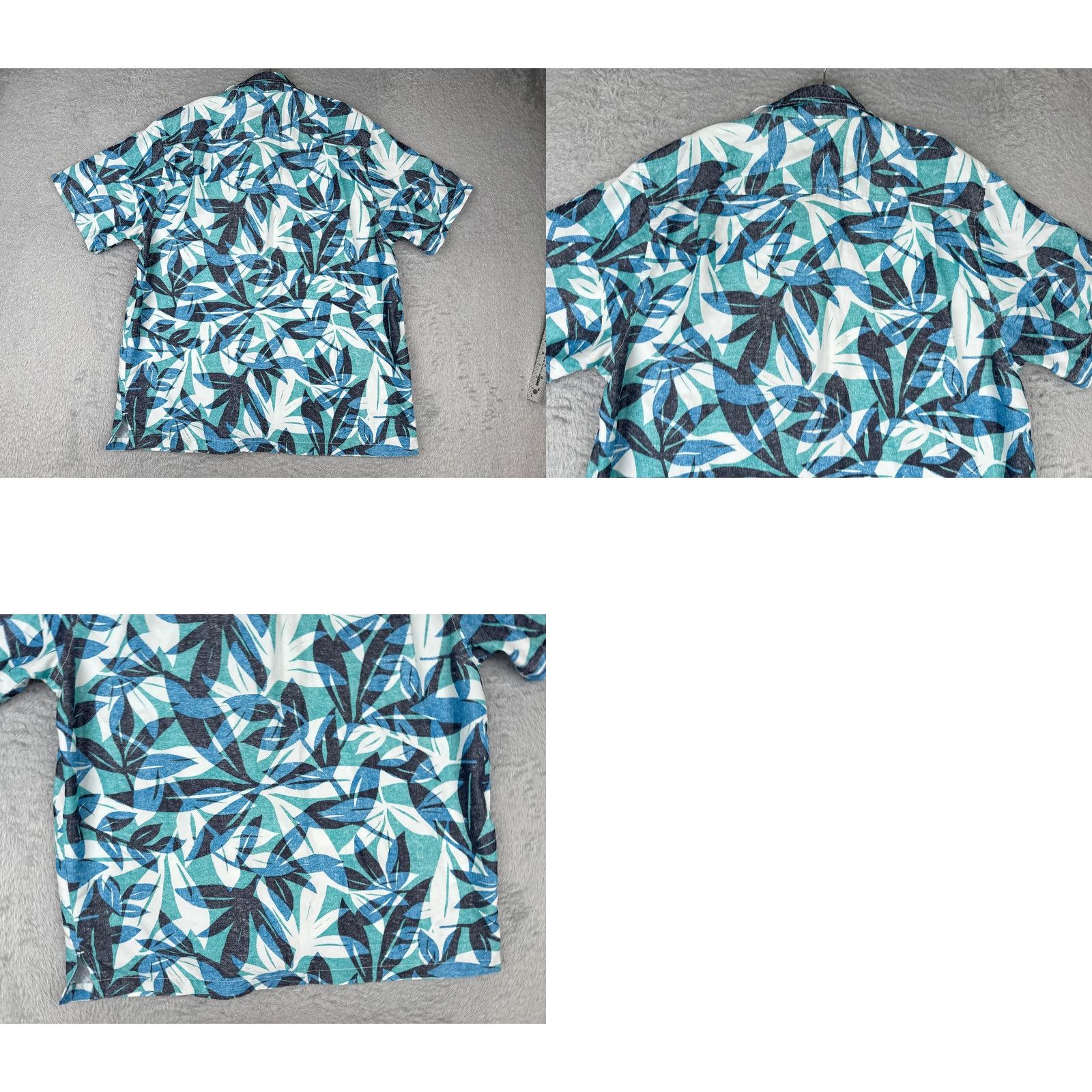 Tommy Bahama Tommy Bahama Shirt Men Large Blue Green White Floral Leaf The Coconut Point Size US L / EU 52-54 / 3 - 9 Thumbnail