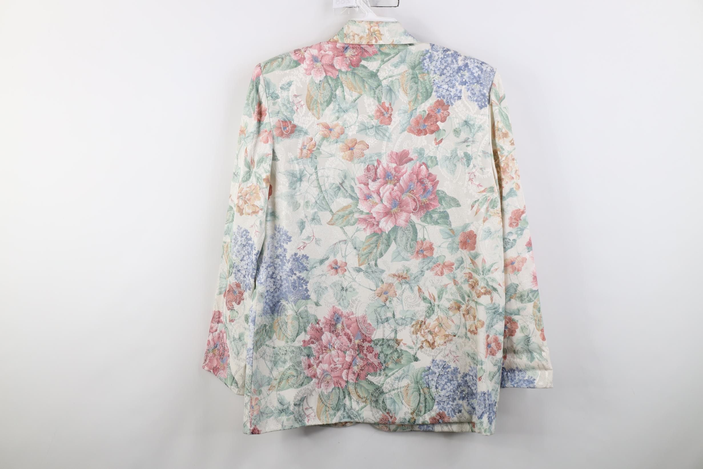 Vintage Vintage 90s Streetwear Flower Paisley Suit Blazer Jacket USA Size M / US 6-8 / IT 42-44 - 11 Thumbnail