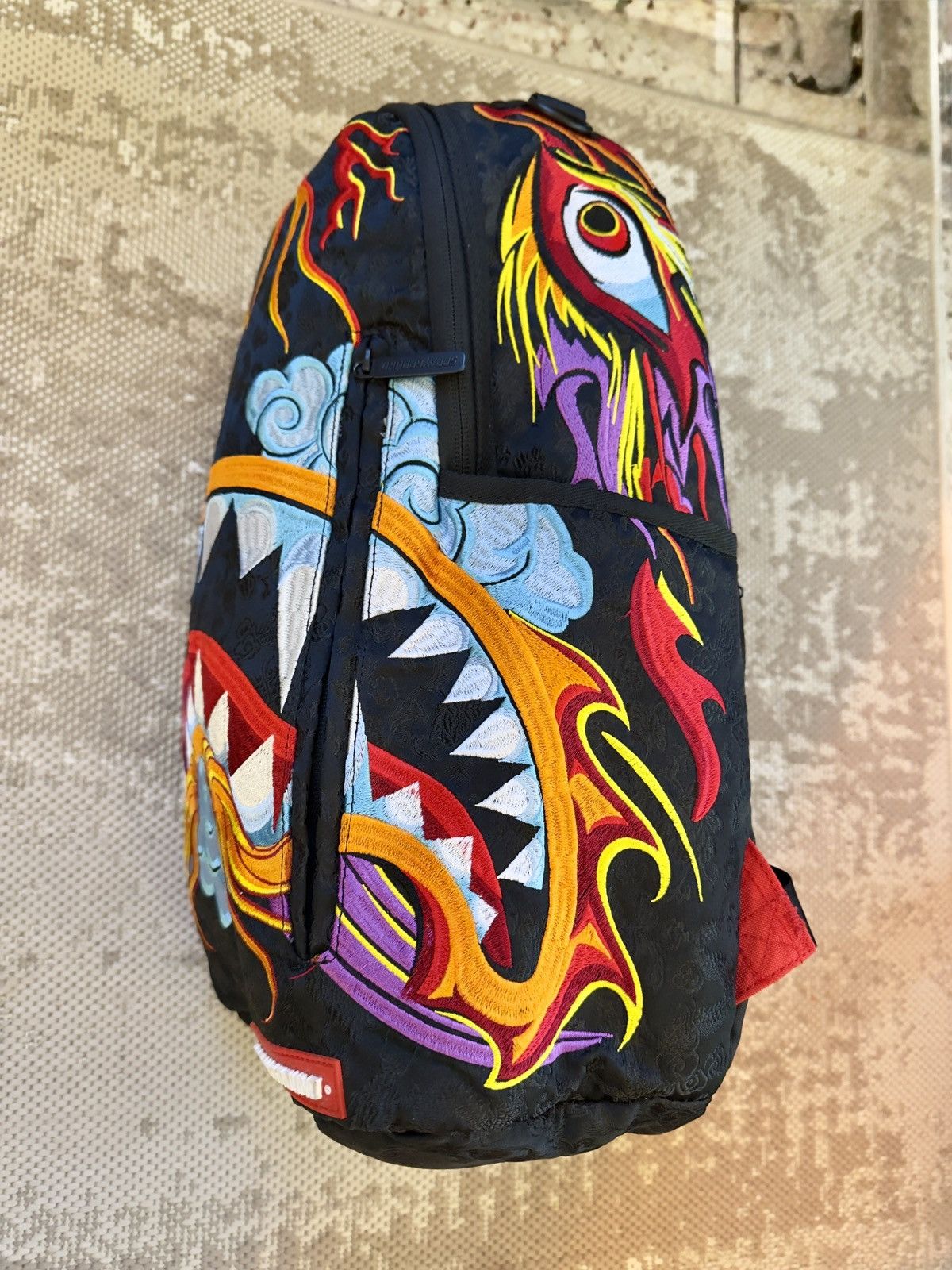 Sprayground Sprayground Dragon Shark Embroidered Backpack Size ONE SIZE - 3 Thumbnail