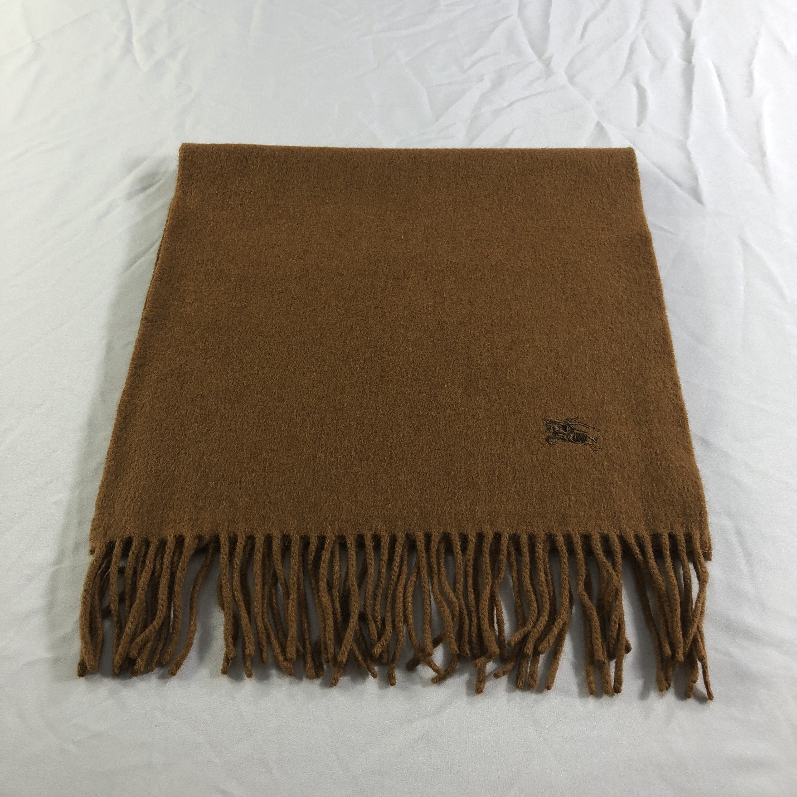 Burberry Burberrys Cashmere Scarf Muffler Neckwear V2265 Size ONE SIZE - 3 Thumbnail