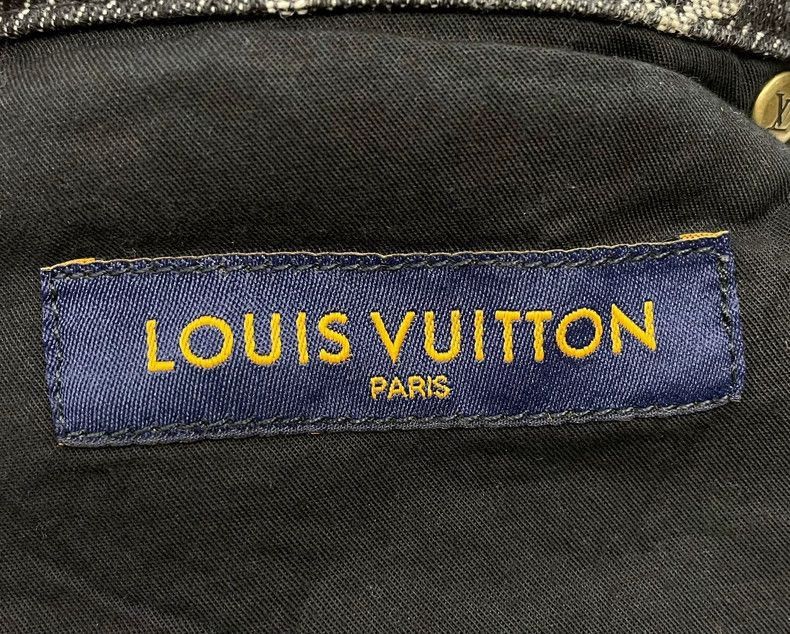 Louis Vuitton LV Black Gray Printed Denim Pants - dmc-2508 Size US 34 / EU 50 - 5 Thumbnail