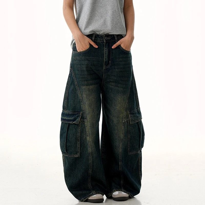 Jean Cargo Multi Pockets Jeans Size US 32 / EU 48 - 4 Thumbnail