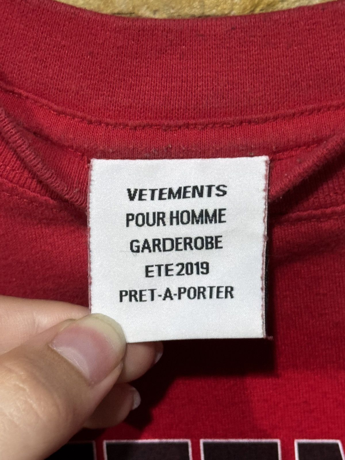 Vetements vetements red lamborghini t shirt Size US M / EU 48-50 / 2 - 6 Thumbnail