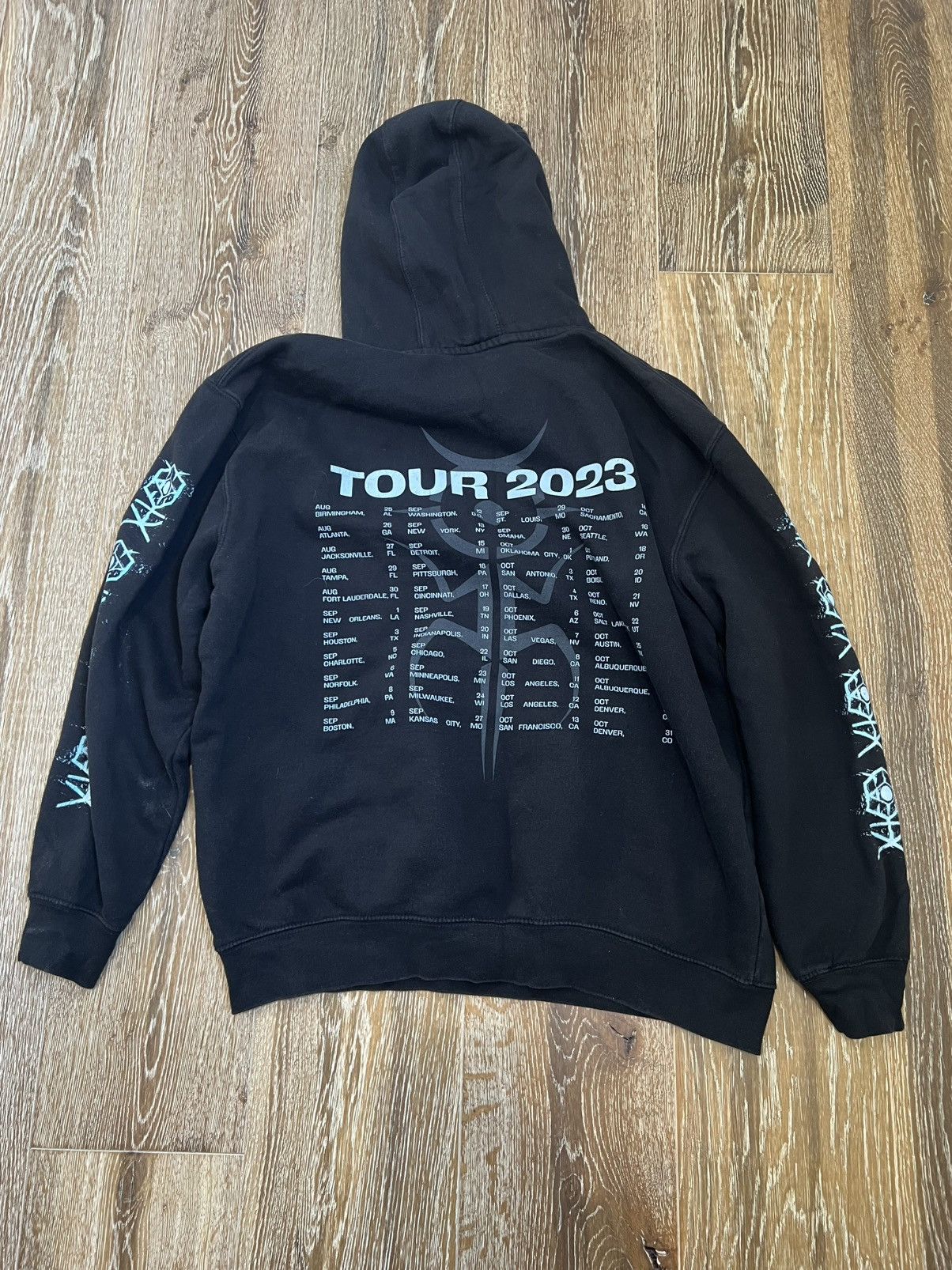 GHOSTEMANE Ghostemane 2023 glitch tour hoodie Size US XL / EU 56 / 4 - 2 Thumbnail