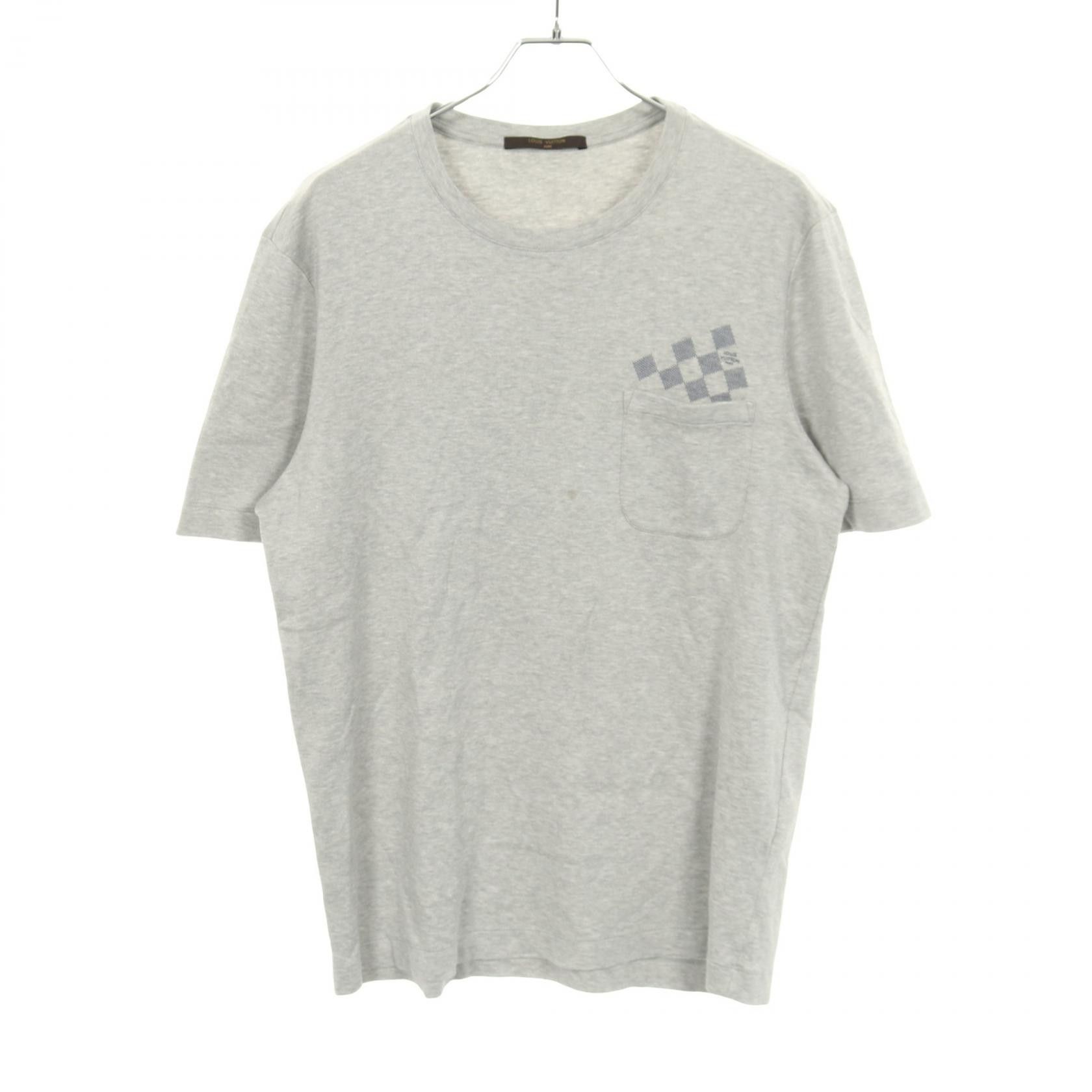 Louis Vuitton Louis Vuitton Louis Vuitton Damier Cotton T Shirt Textile T-Shirts RM131M H3JR09CMS DUTY FREE for USA Size ONE SIZE - 1 Thumbnail