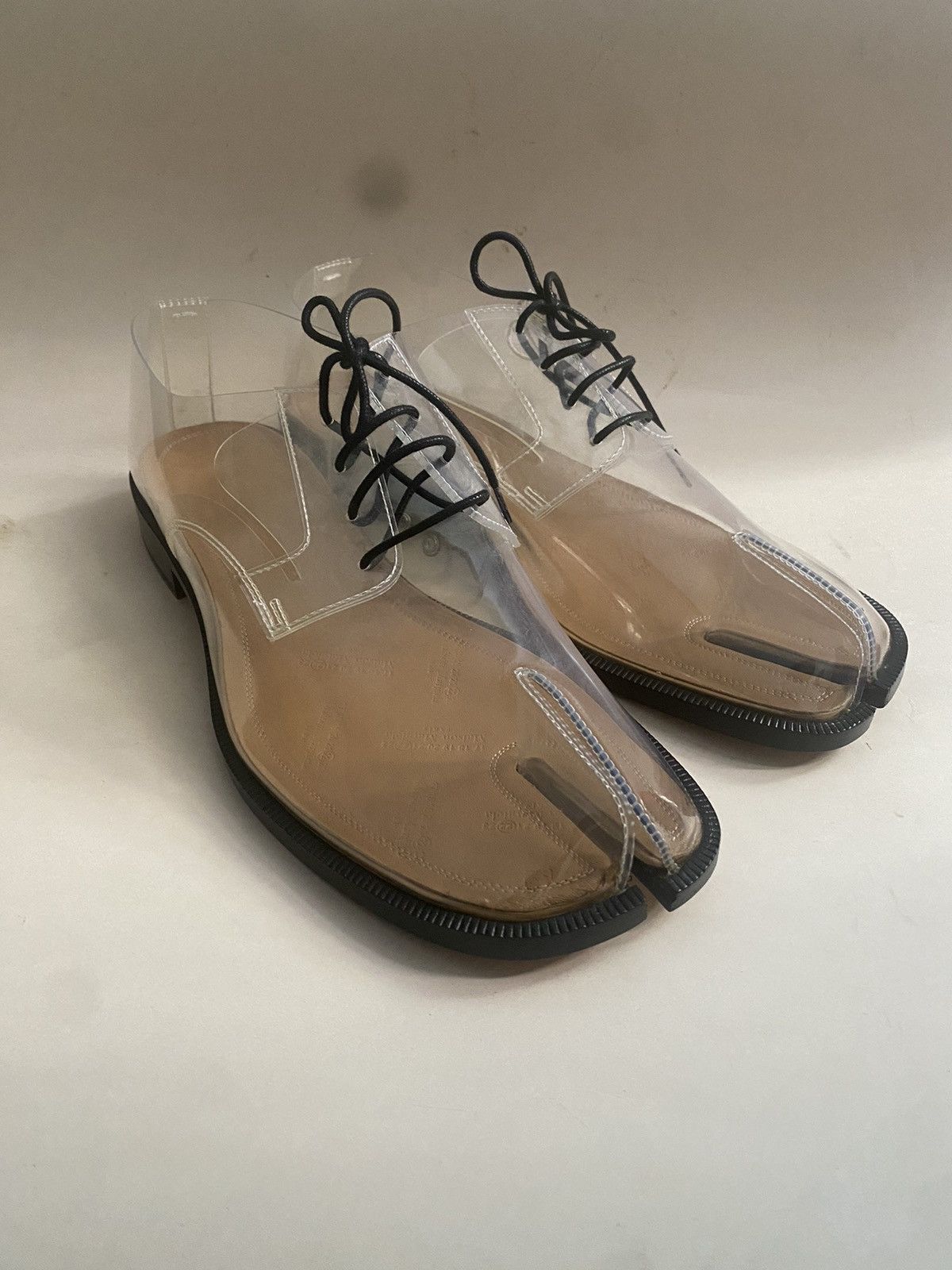 Maison Margiela 🌈-90% Maison Margiela transparent tabi IT44 Size US 11 / EU 44 - 1 Thumbnail
