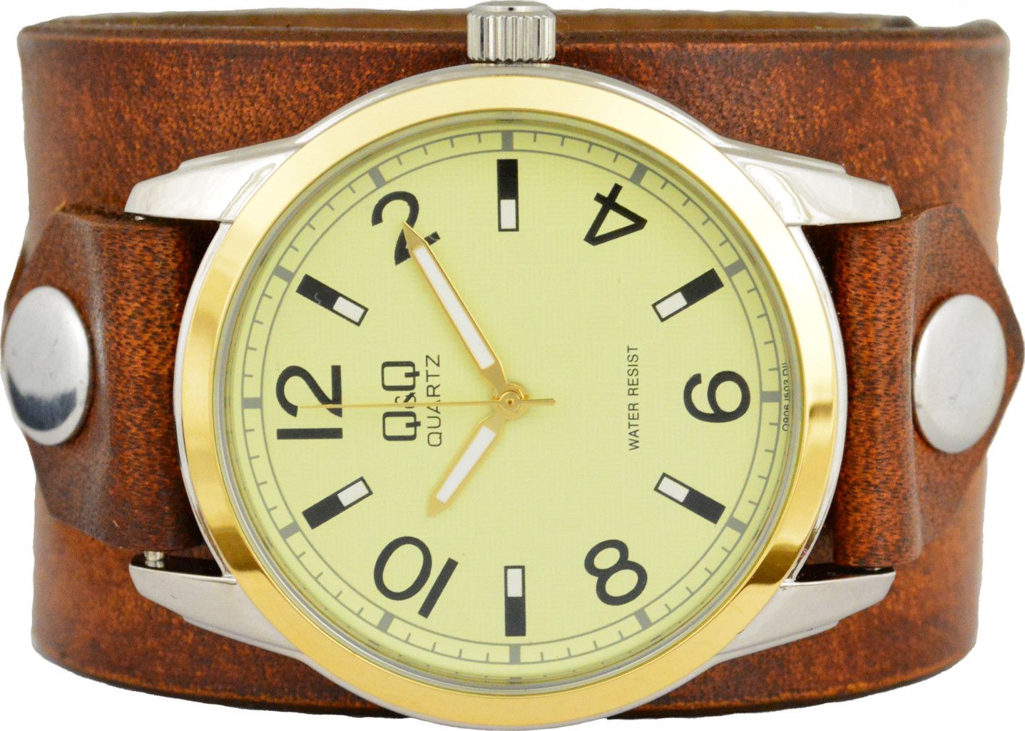 Other Brown Leather Cuff Watch Size ONE SIZE - 4 Thumbnail