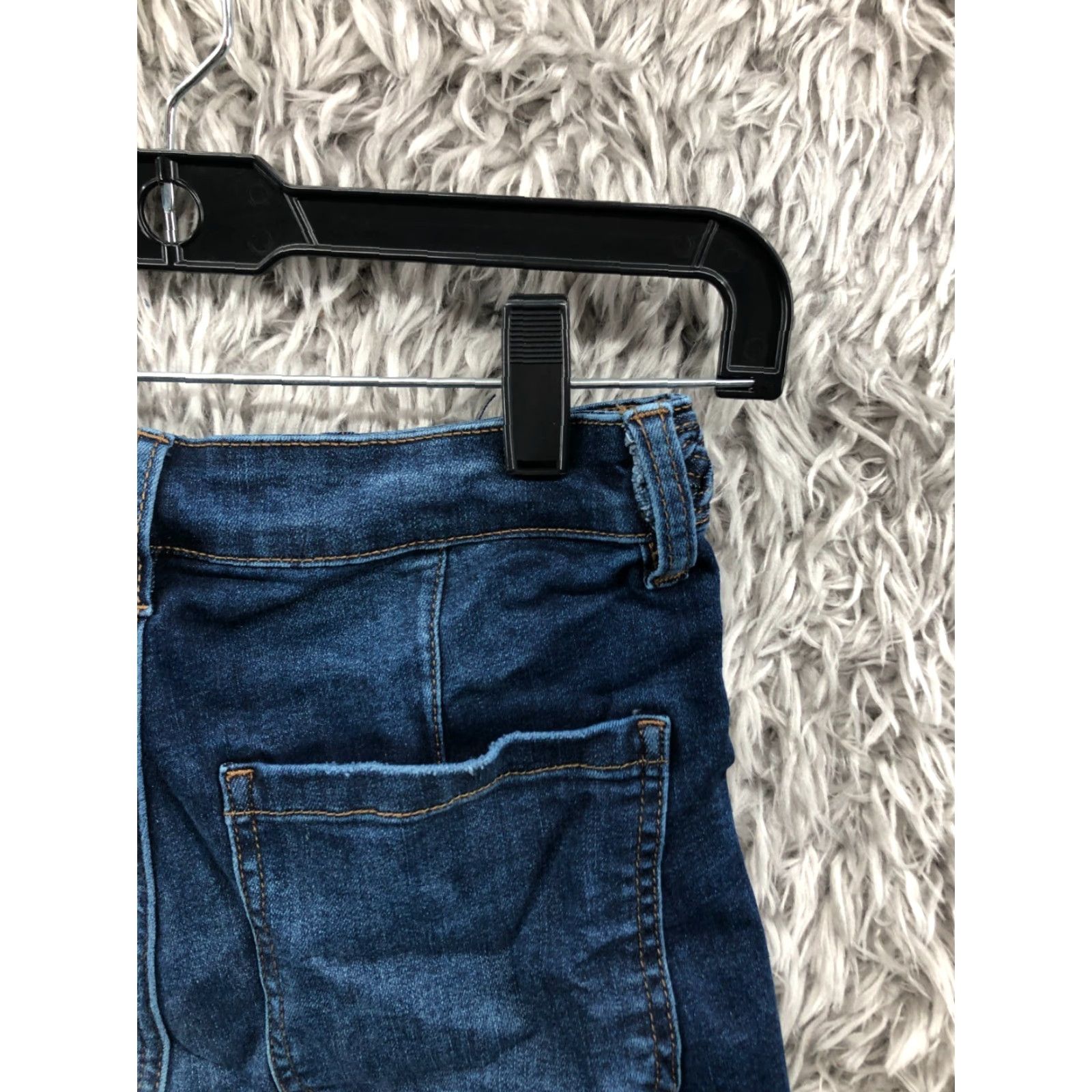 Vintage Celebrity Pink High Rise Boyfriend Shorts Juniors Size 3 Denim Blue 5-Pocket Logo Casual Womens Size 26" / US 2 / IT 38 - 5 Thumbnail