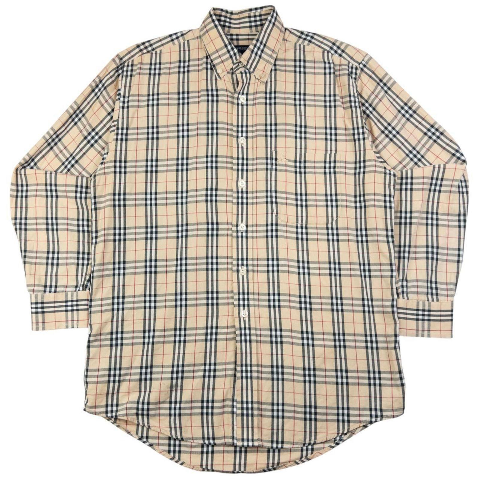 Burberry Vintage Burberry Nova Check Long Sleeve Button Up Shirt S Size US S / EU 44-46 / 1 - 1 Thumbnail
