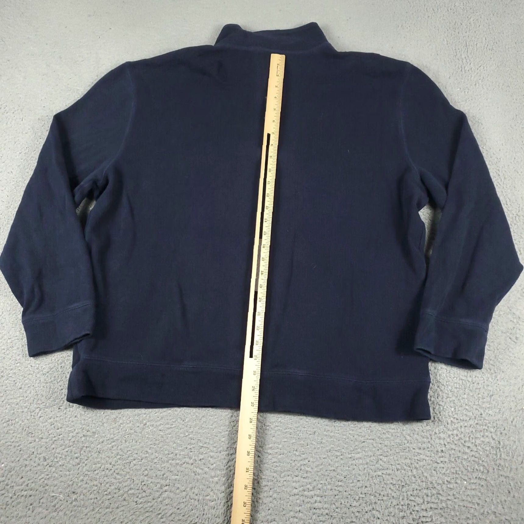 Nautica Nautica Brand Sweater Mens 2XL Navy Blue Casual 1/4 Zip Up Pullover Sweatshirt Size US XXL / EU 58 / 5 - 5 Thumbnail