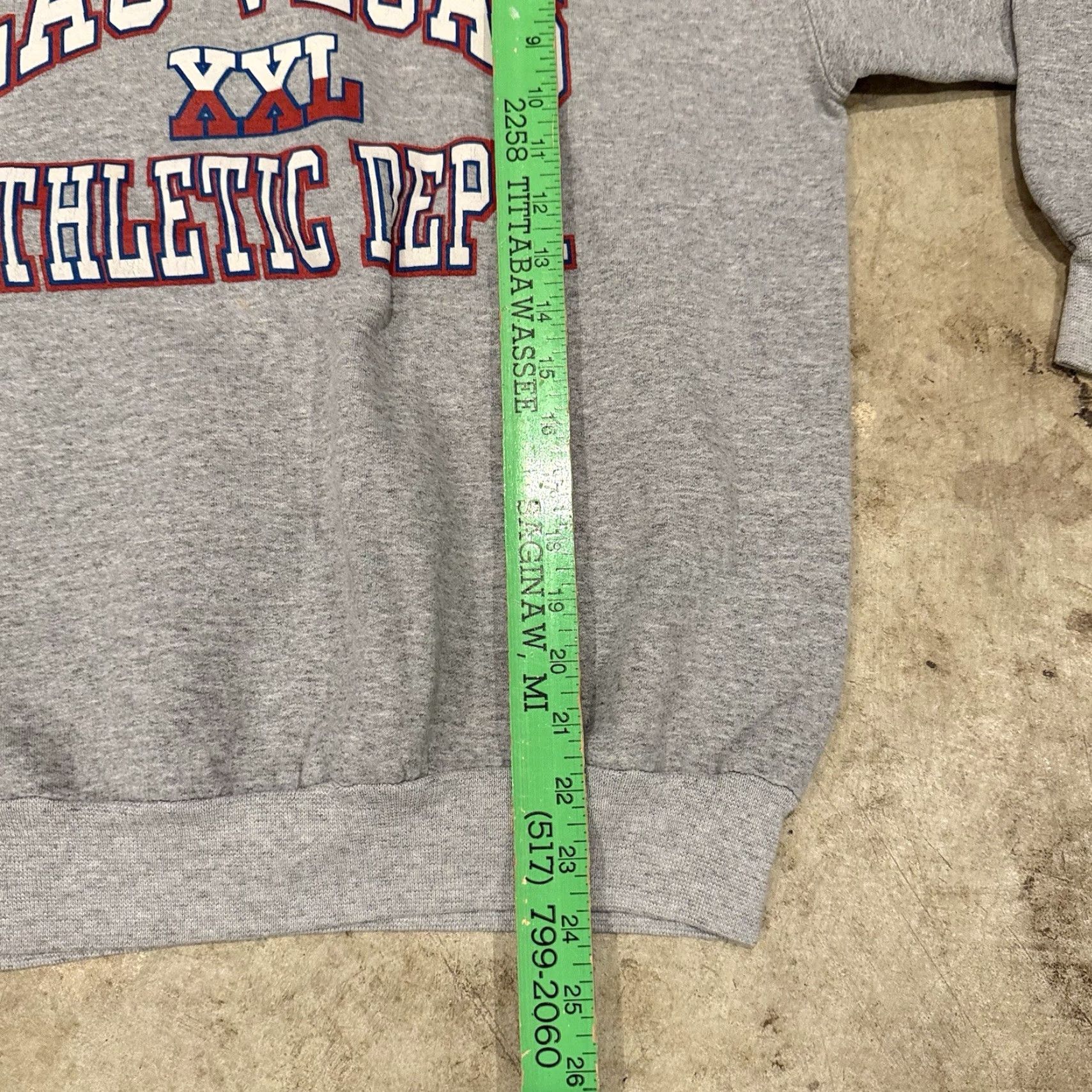 Vintage VINTAGE Las Vegas Athletic Dept Sweatshirt Crewneck Mens Medium Gray Sweatshirt M Gray Mens Size US M / EU 48-50 / 2 - 6 Thumbnail