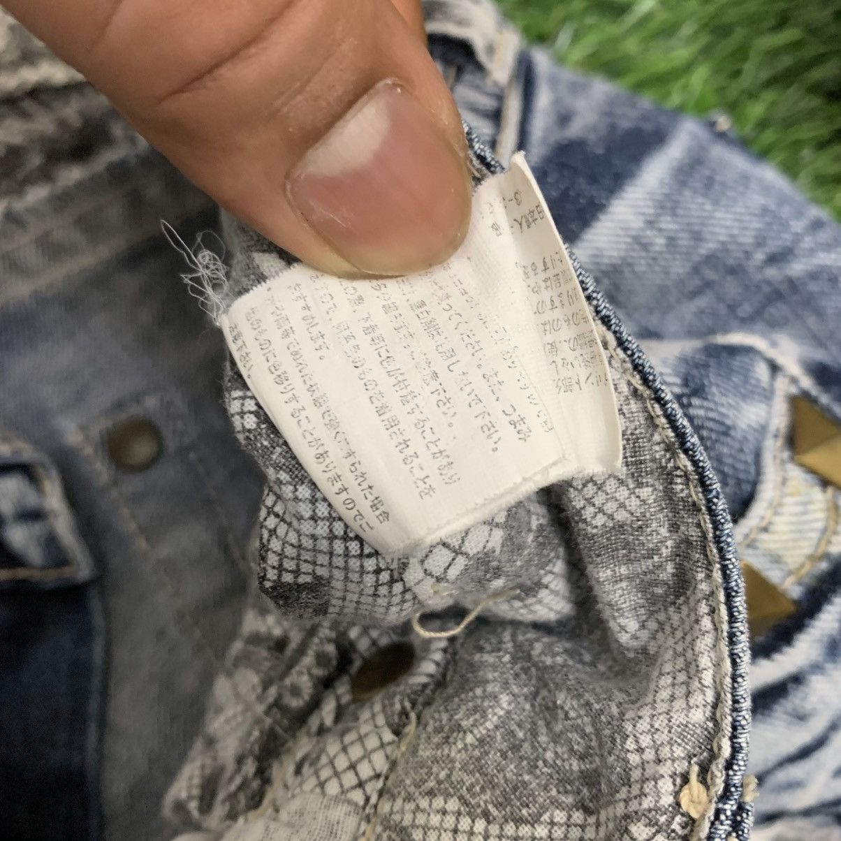 Japanese Brand Rare The Vintage Standard Denim Clawmark Distressed Jeans Size US 29 - 18 Thumbnail